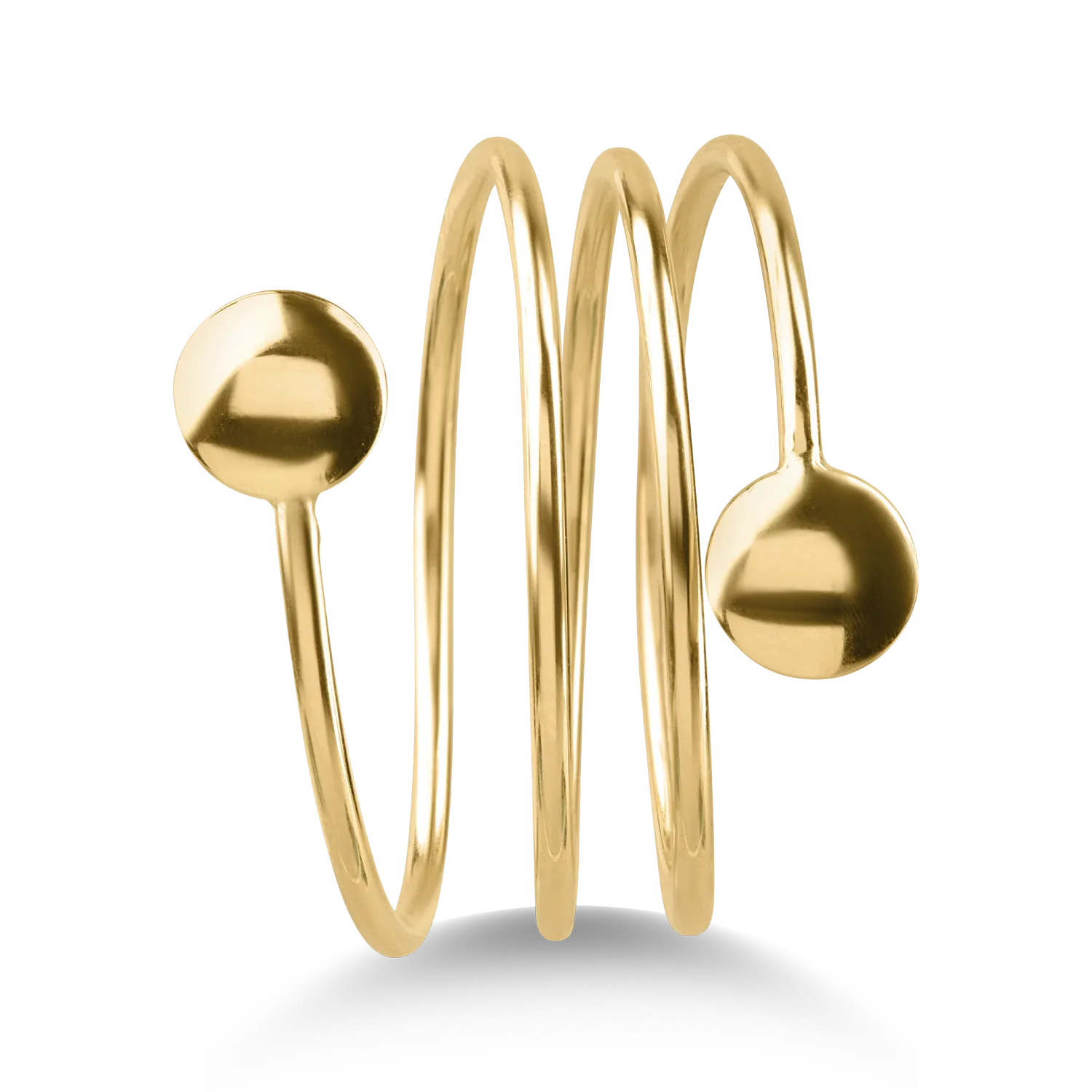 Yellow gold ring