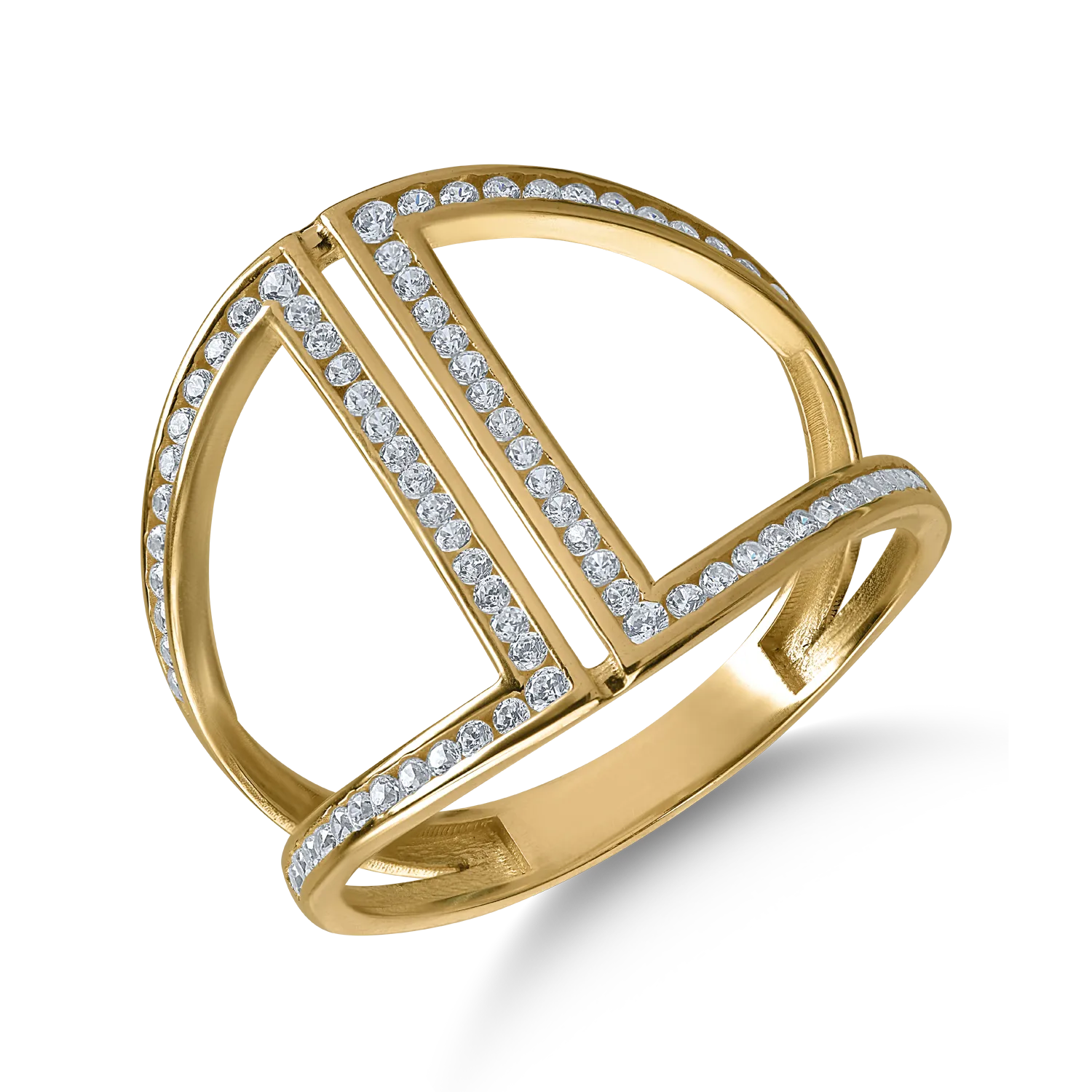 Yellow gold ring