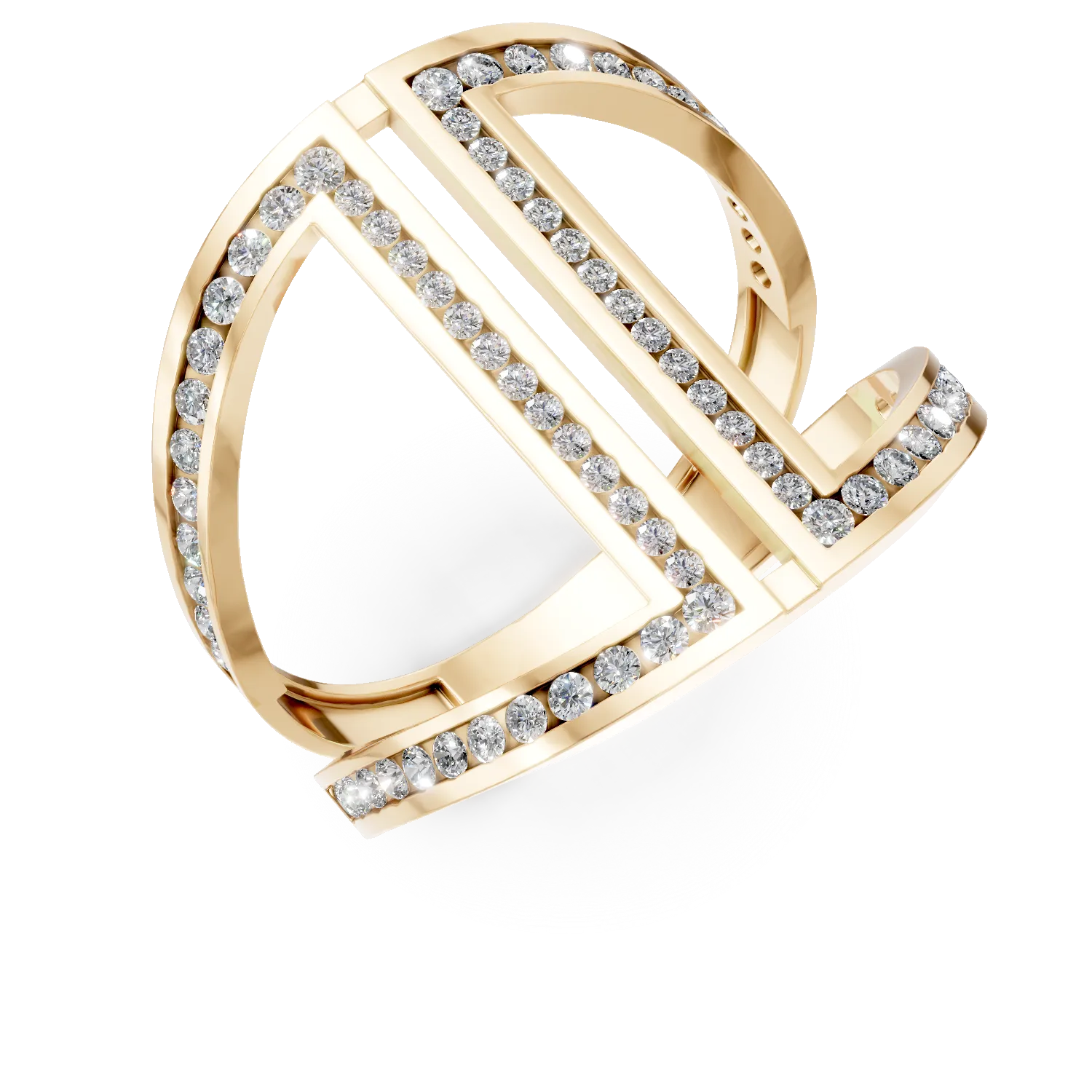 Yellow gold ring