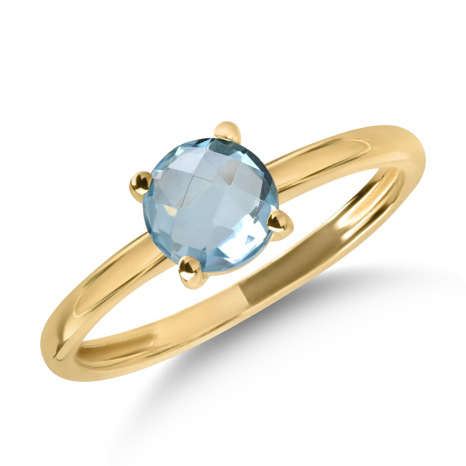 Inel din aur galben cu topaz de 0.95ct