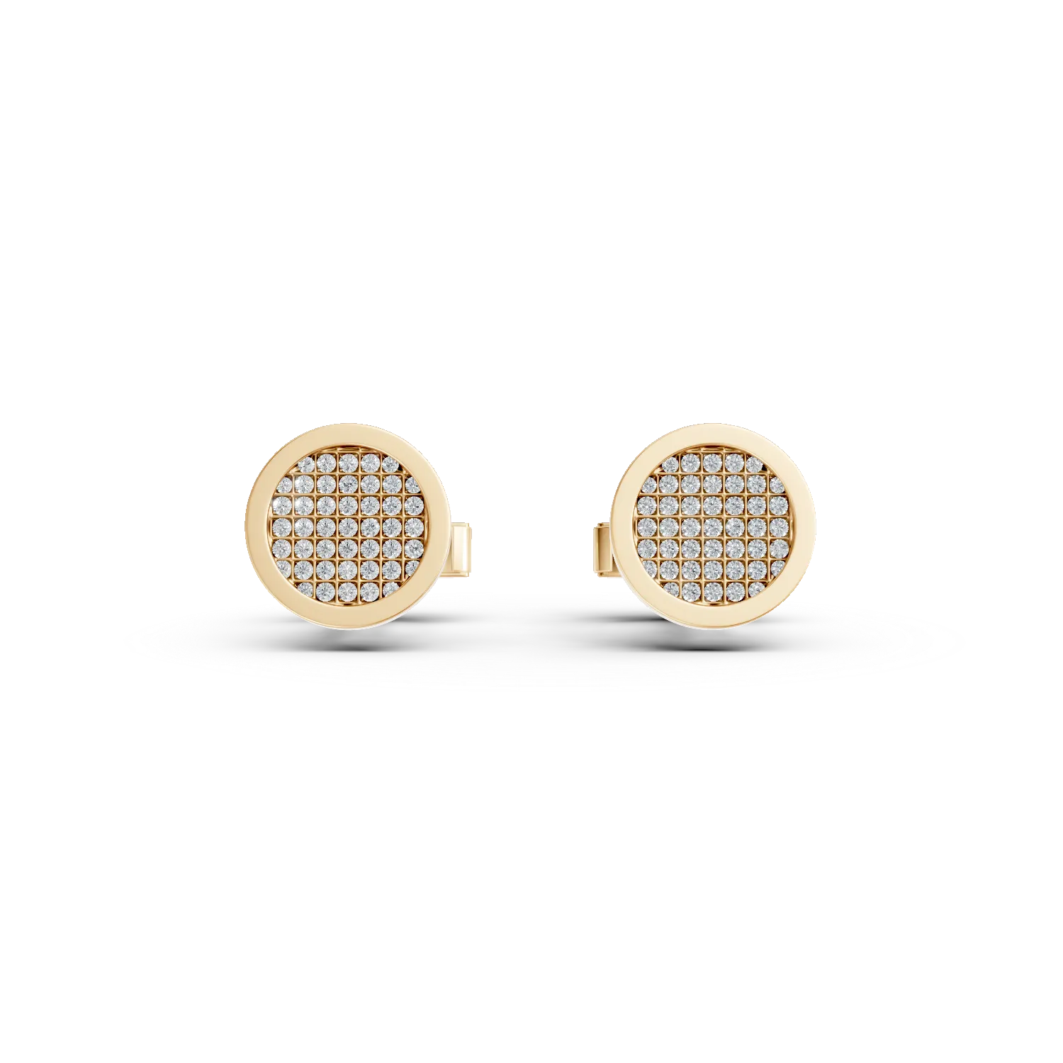 Butoni din aur galben