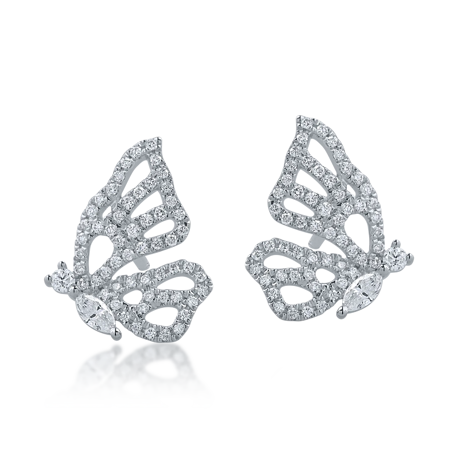 White gold earrings with 0.36ct diamonds