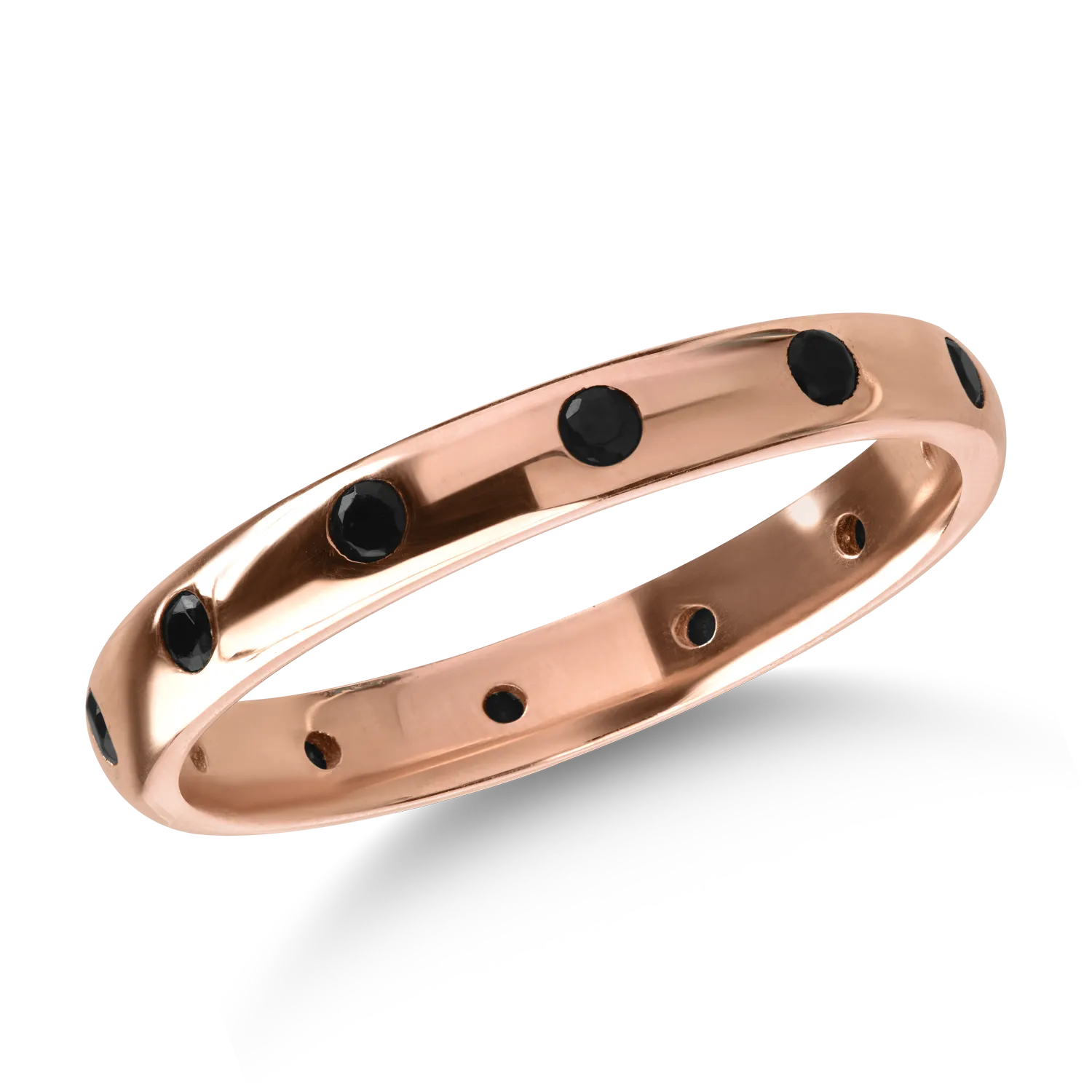 Eternity ring in rose gold