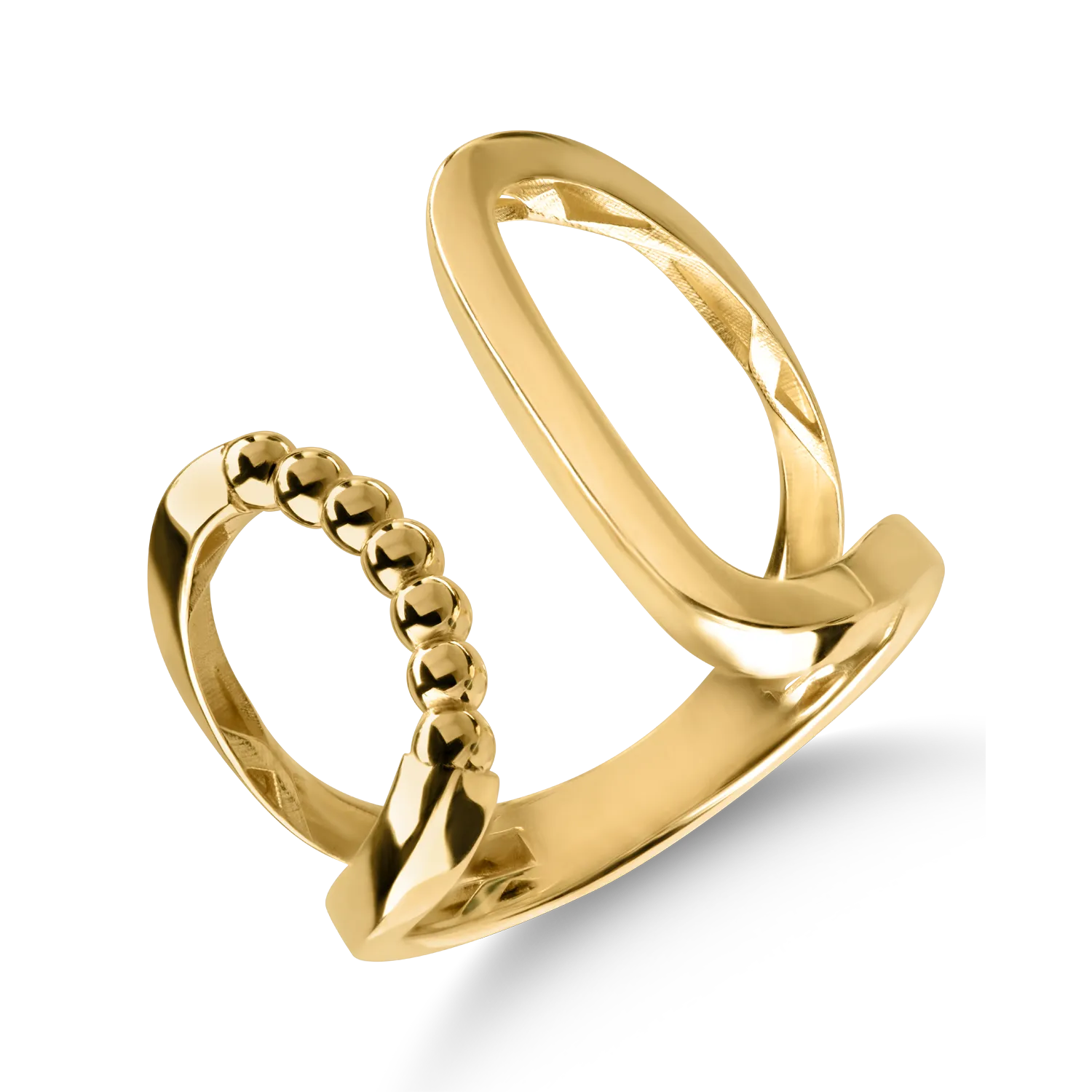 Yellow gold ring