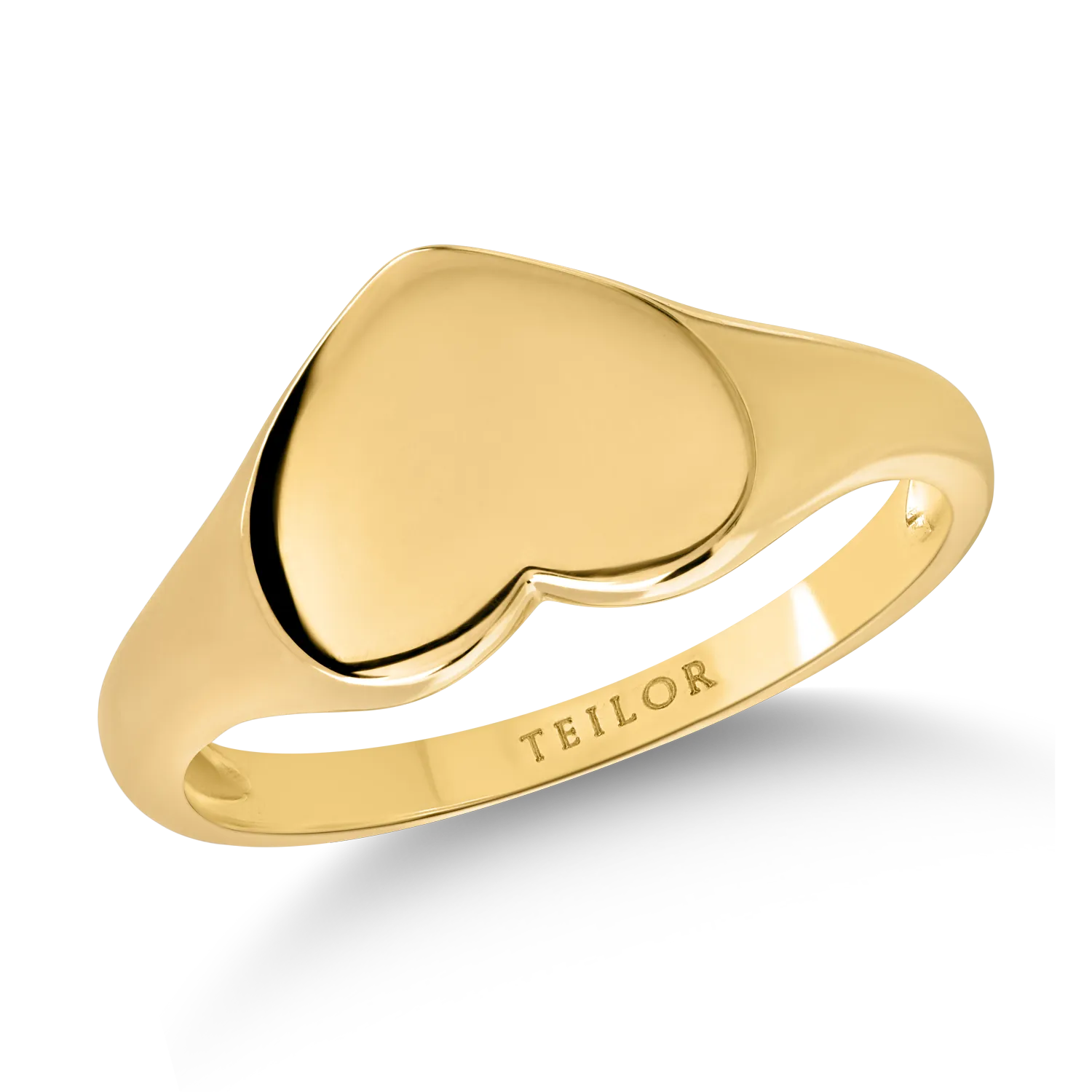 Yellow gold ring