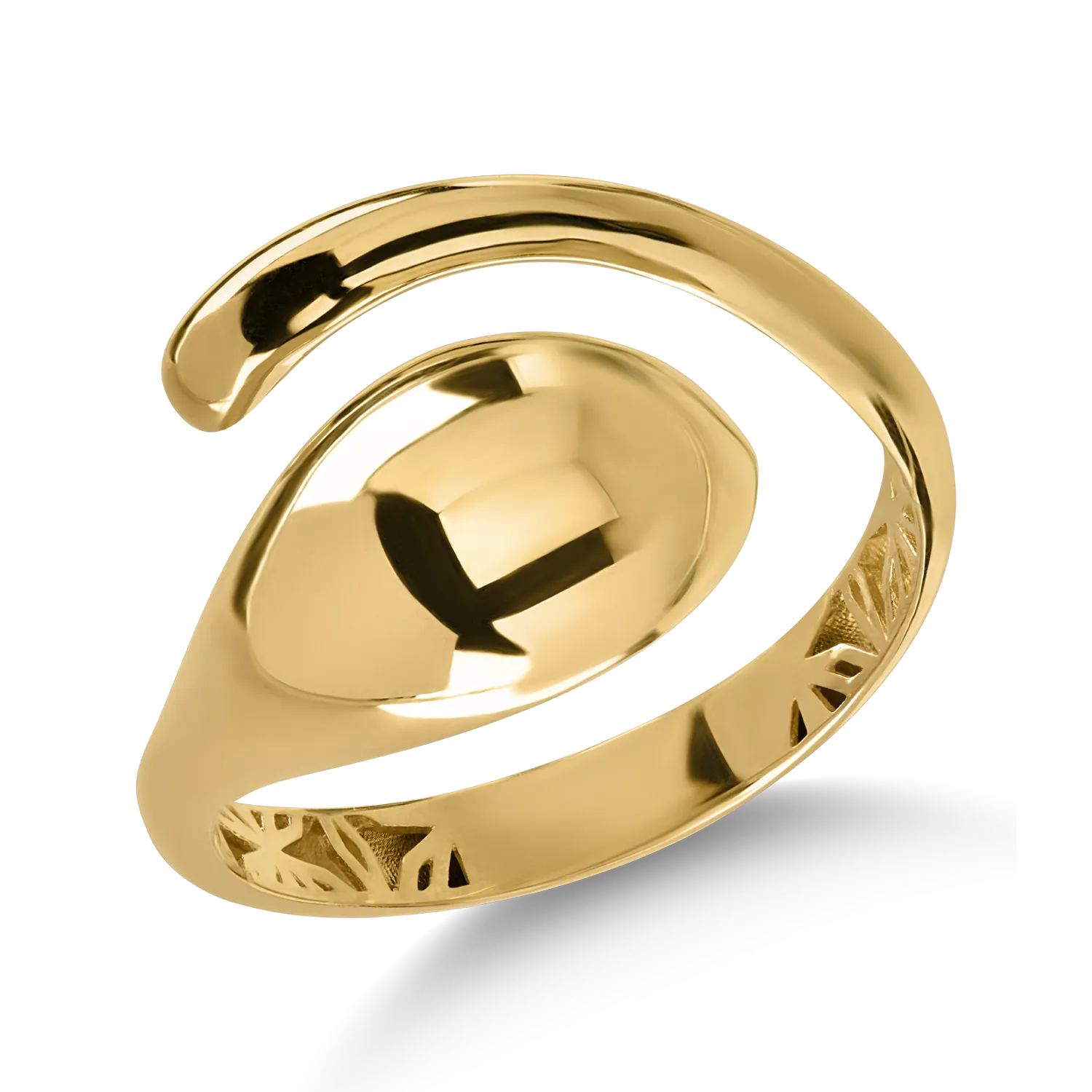 Yellow gold ring