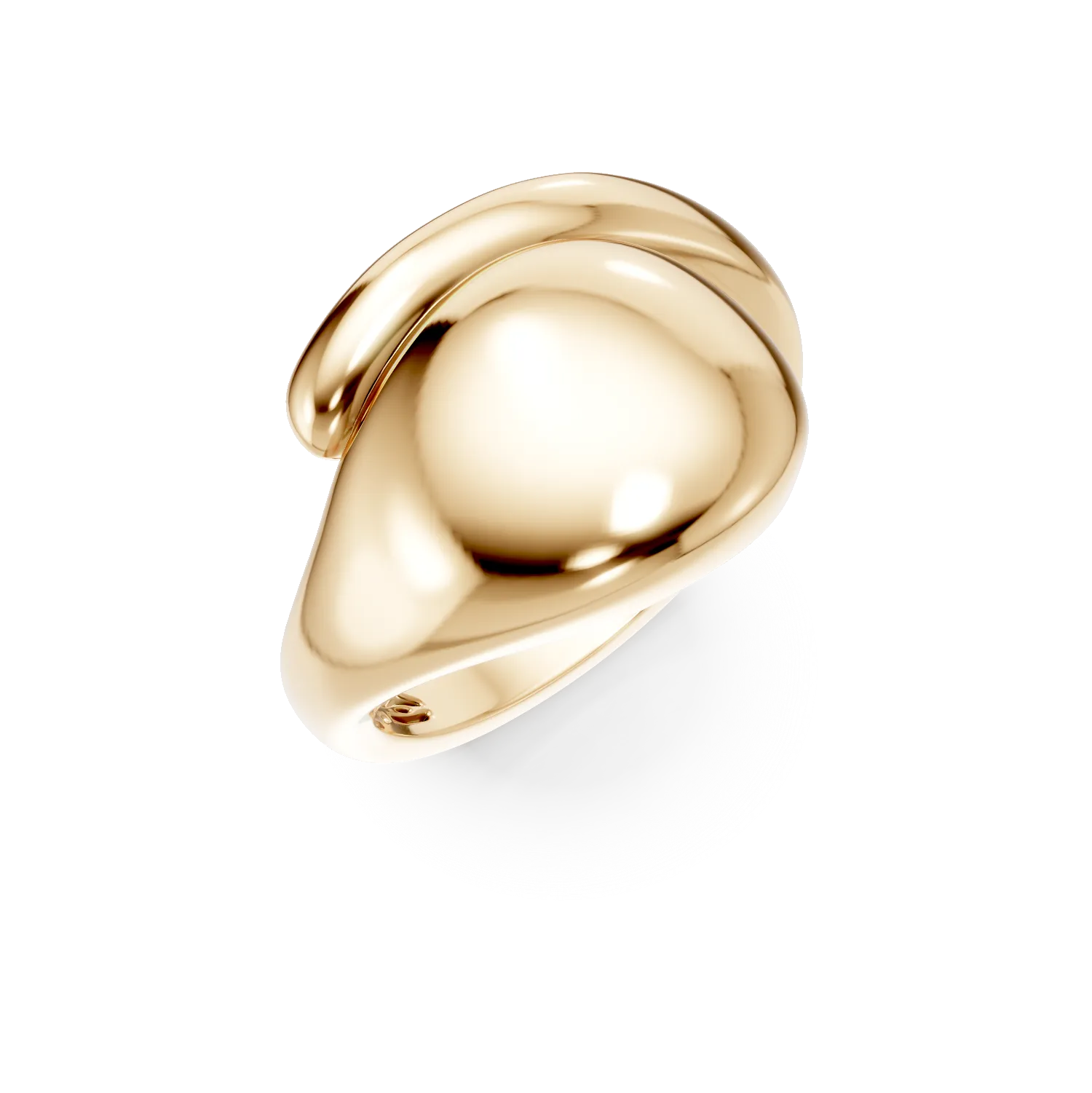 Pierścionek z żółtego złota