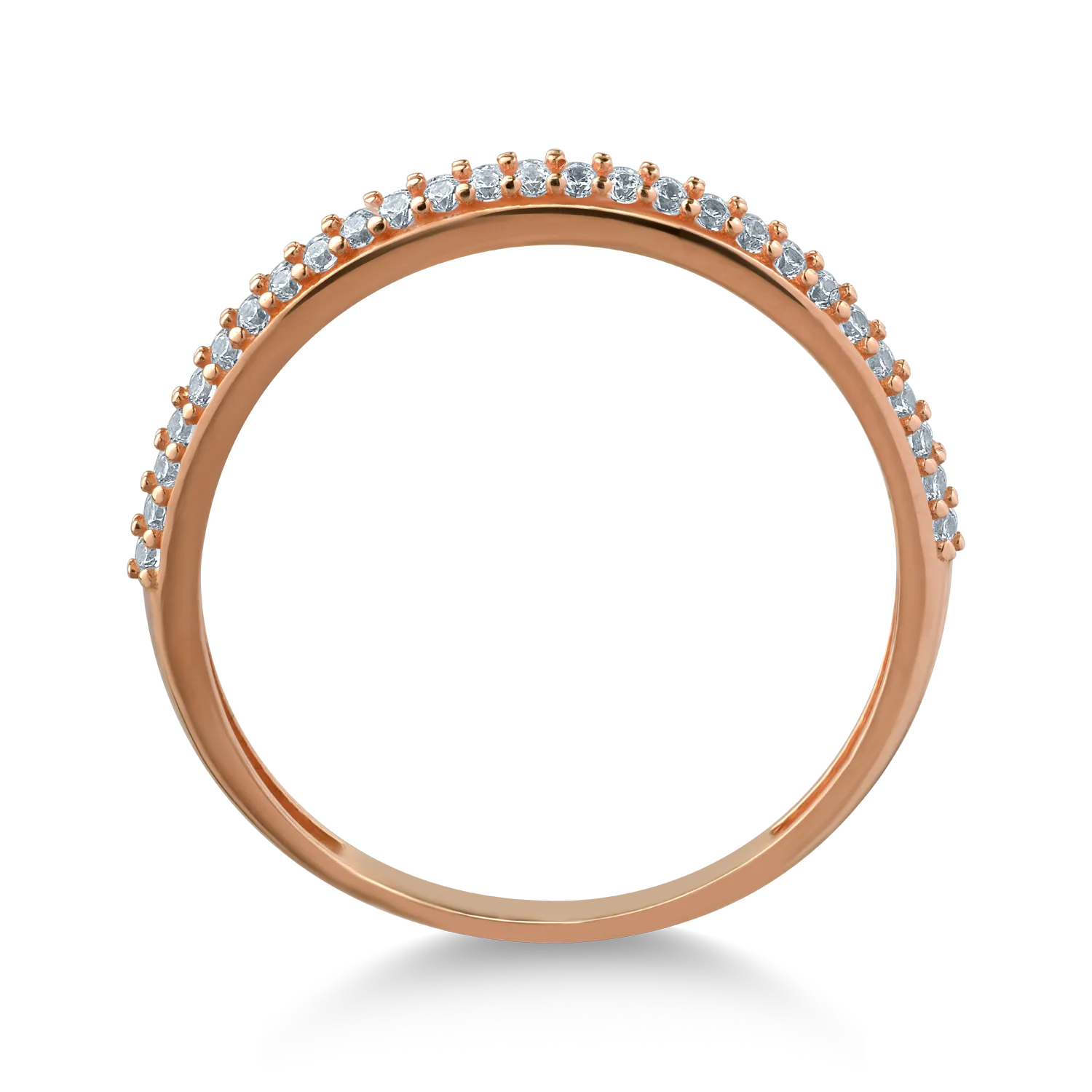 Eternity ring in rose gold