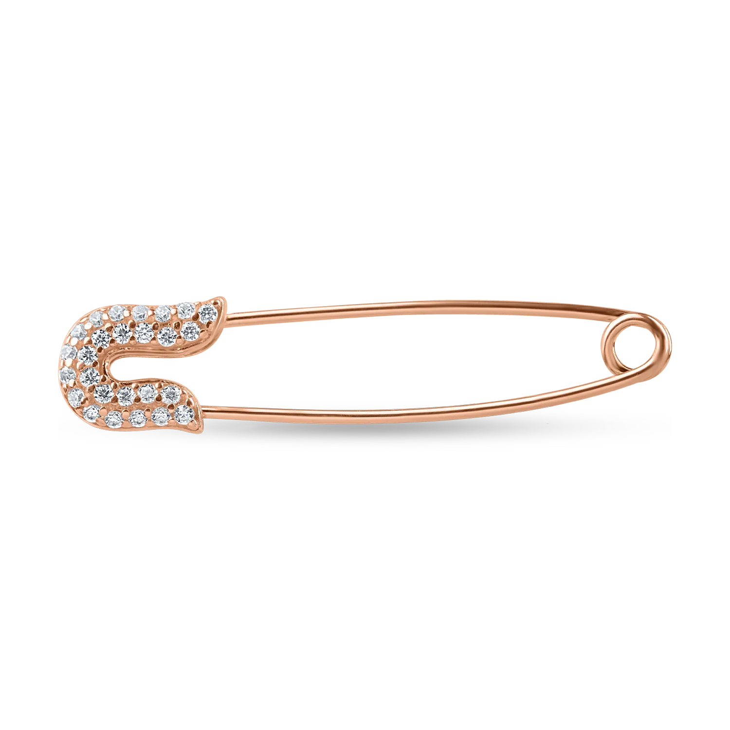 Rose gold brooch