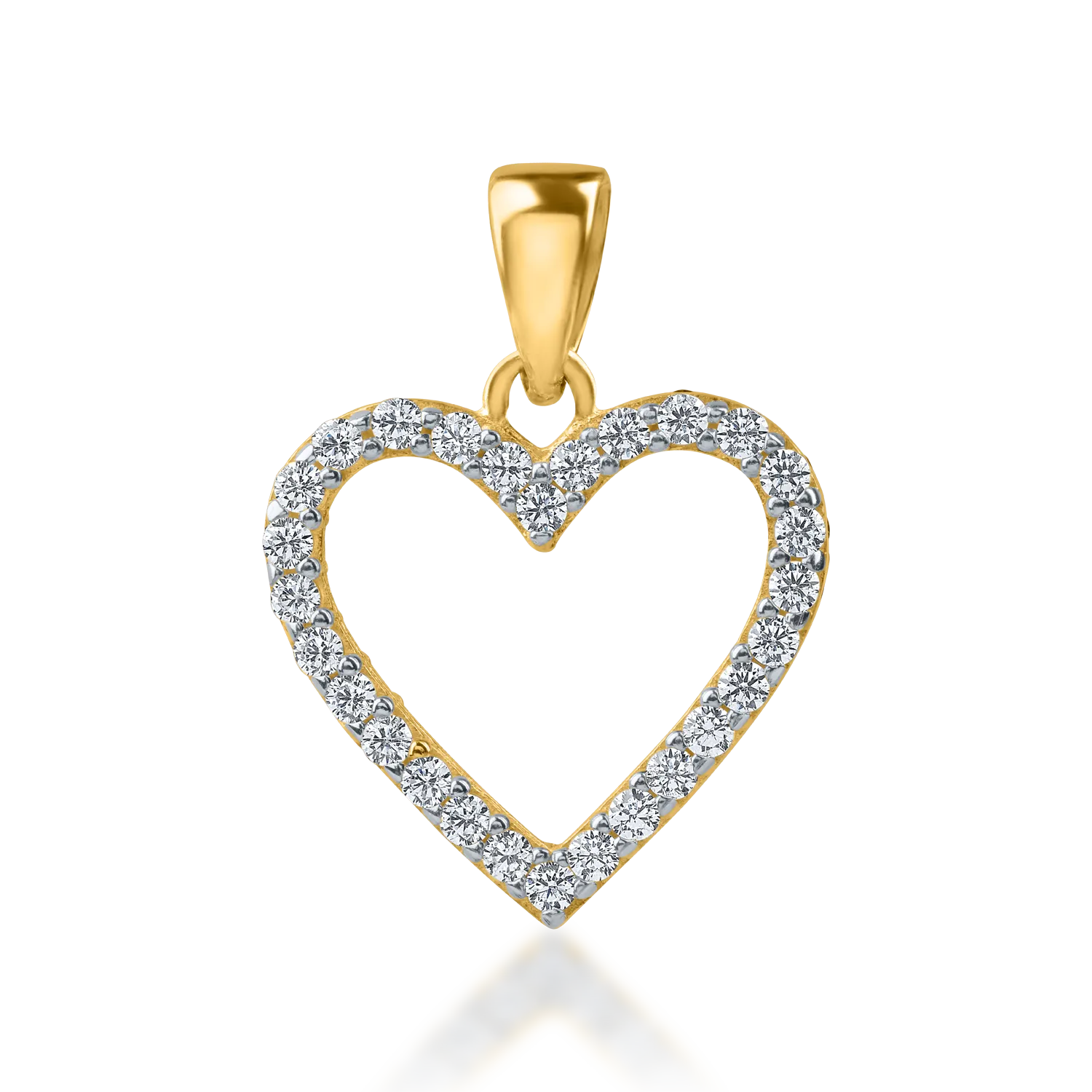 Yellow gold pendant