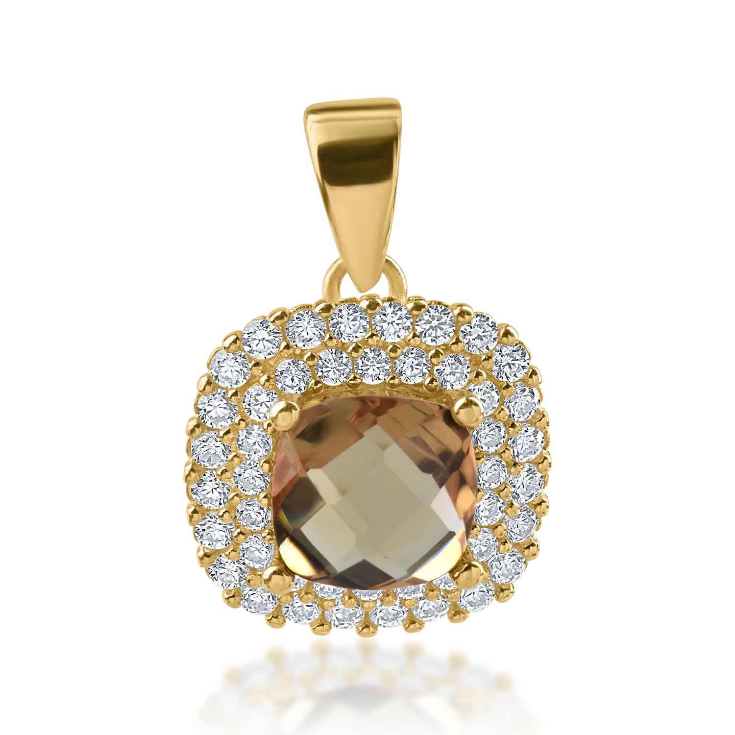 Yellow gold pendant