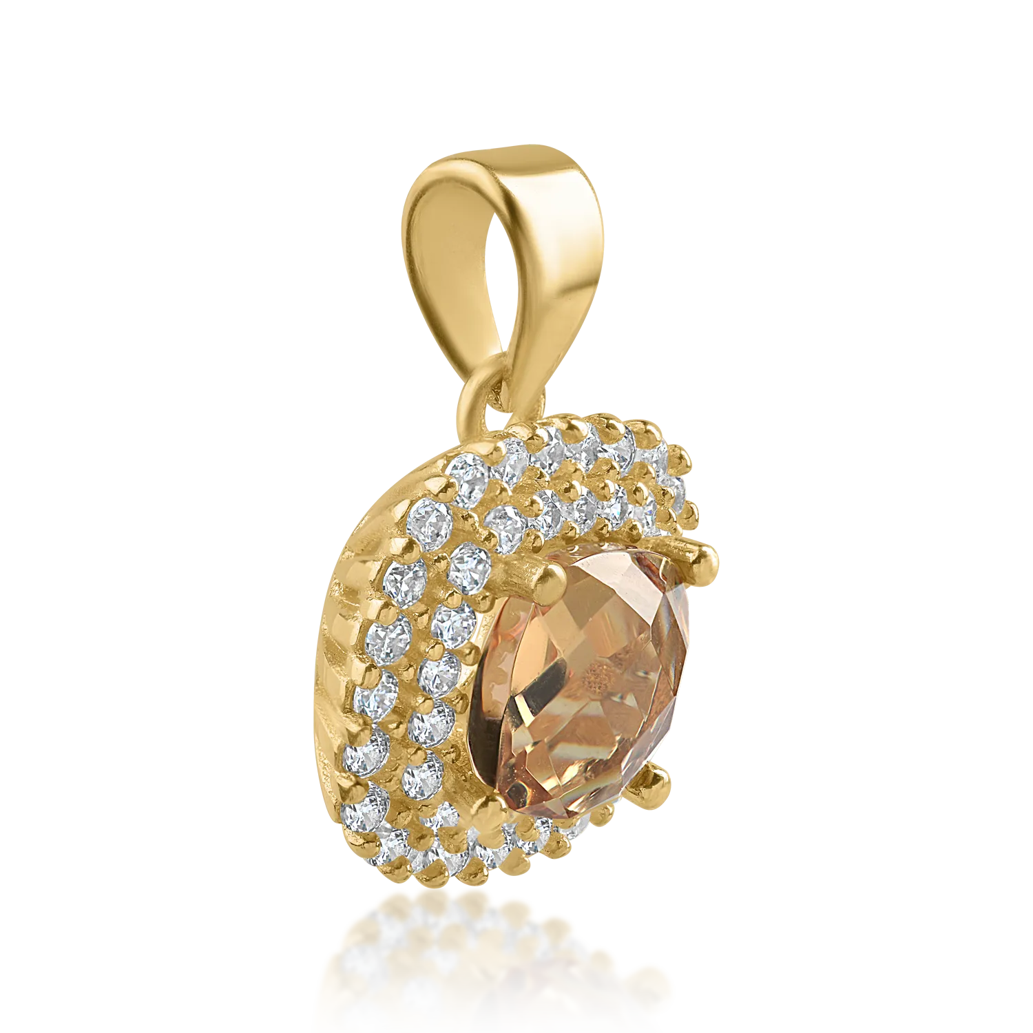 Yellow gold pendant