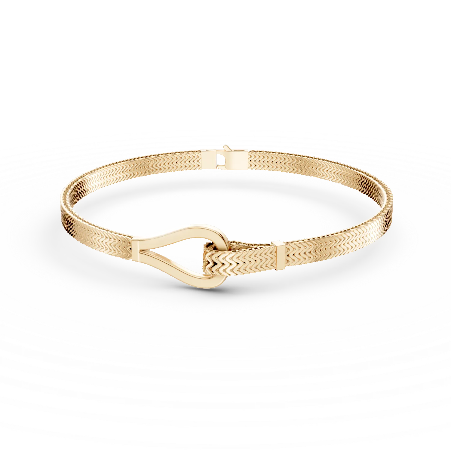 Yellow gold bracelet