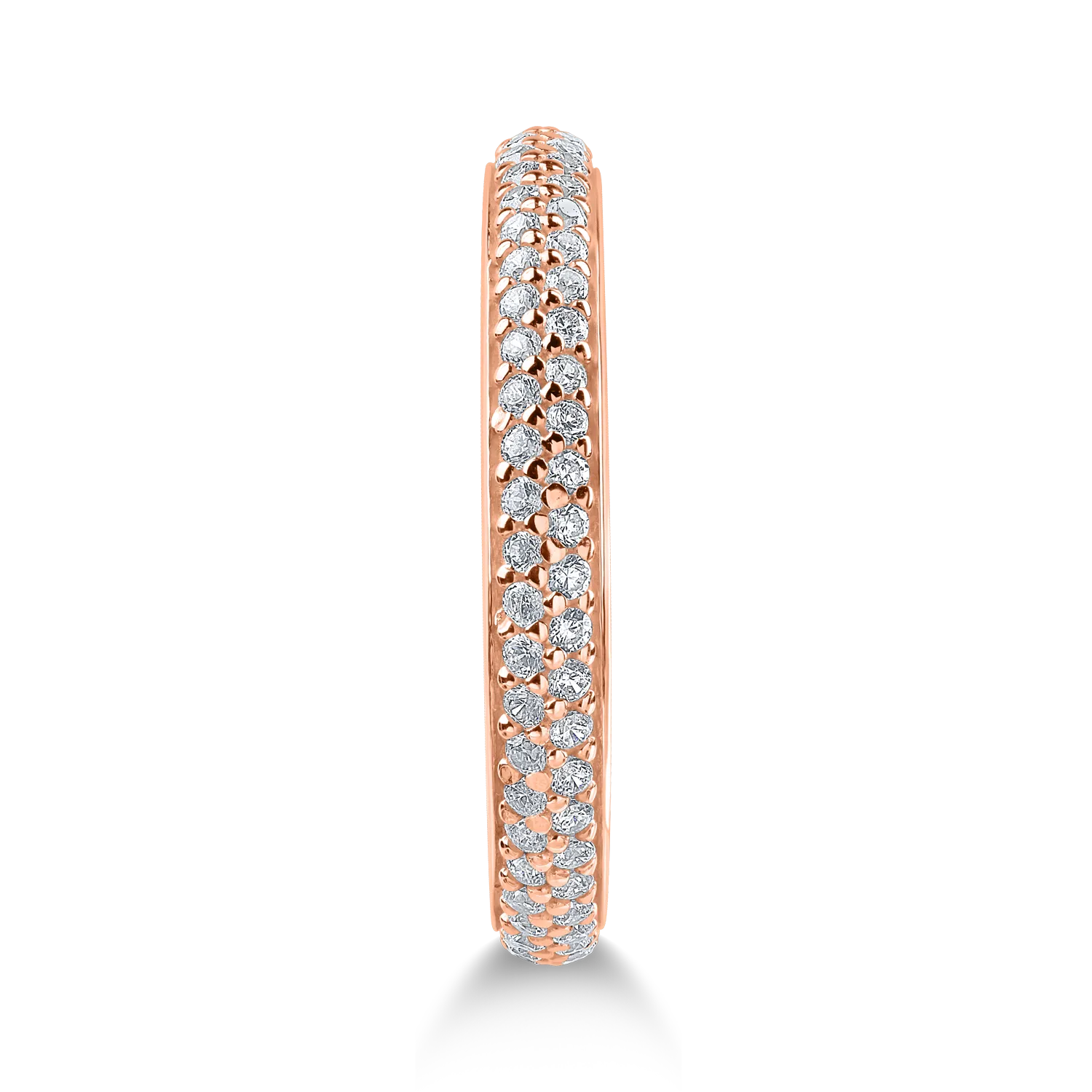 Eternity ring in rose gold