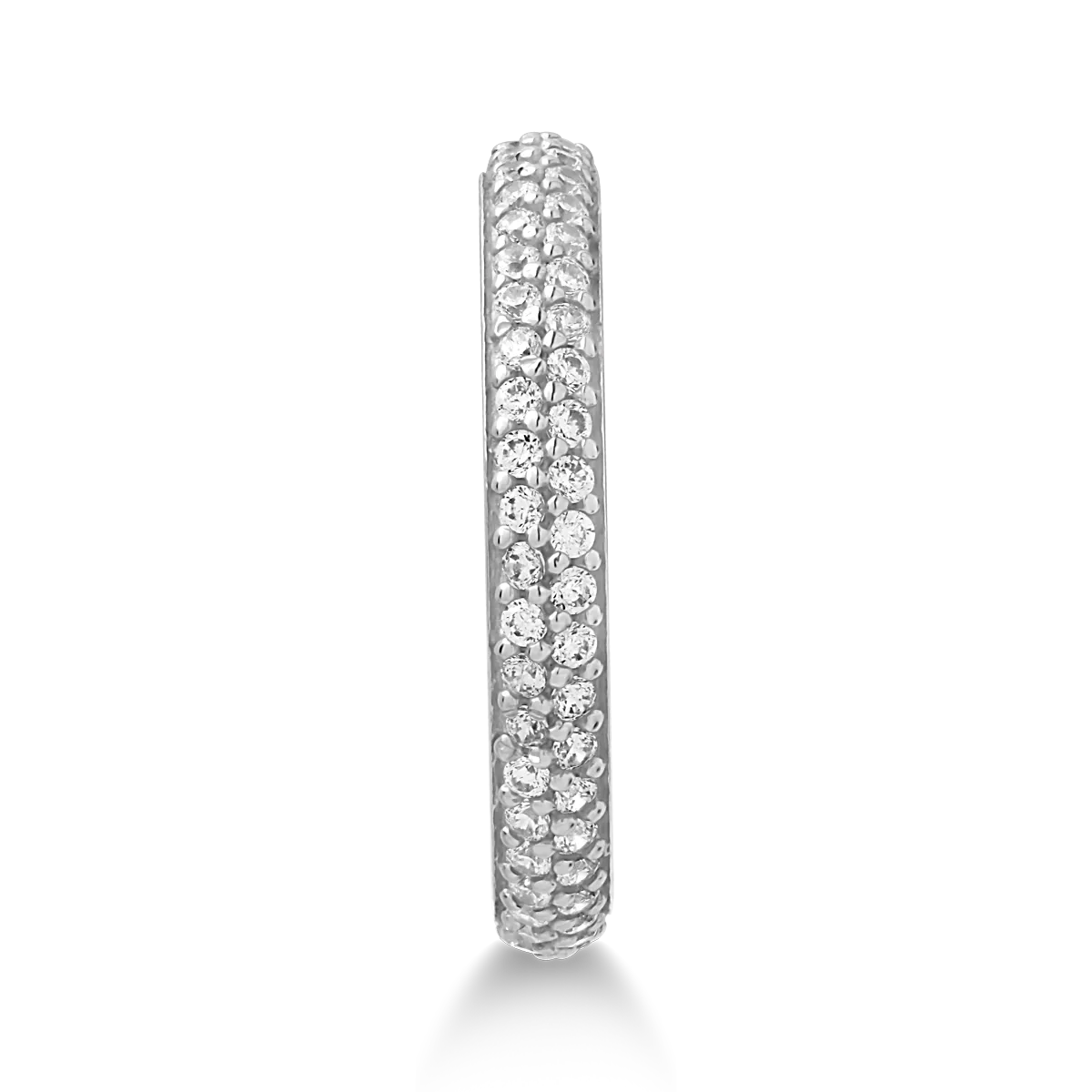 Eternity ring in white gold