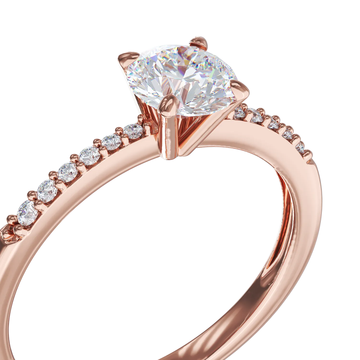 Годежен пръстен от розово злато