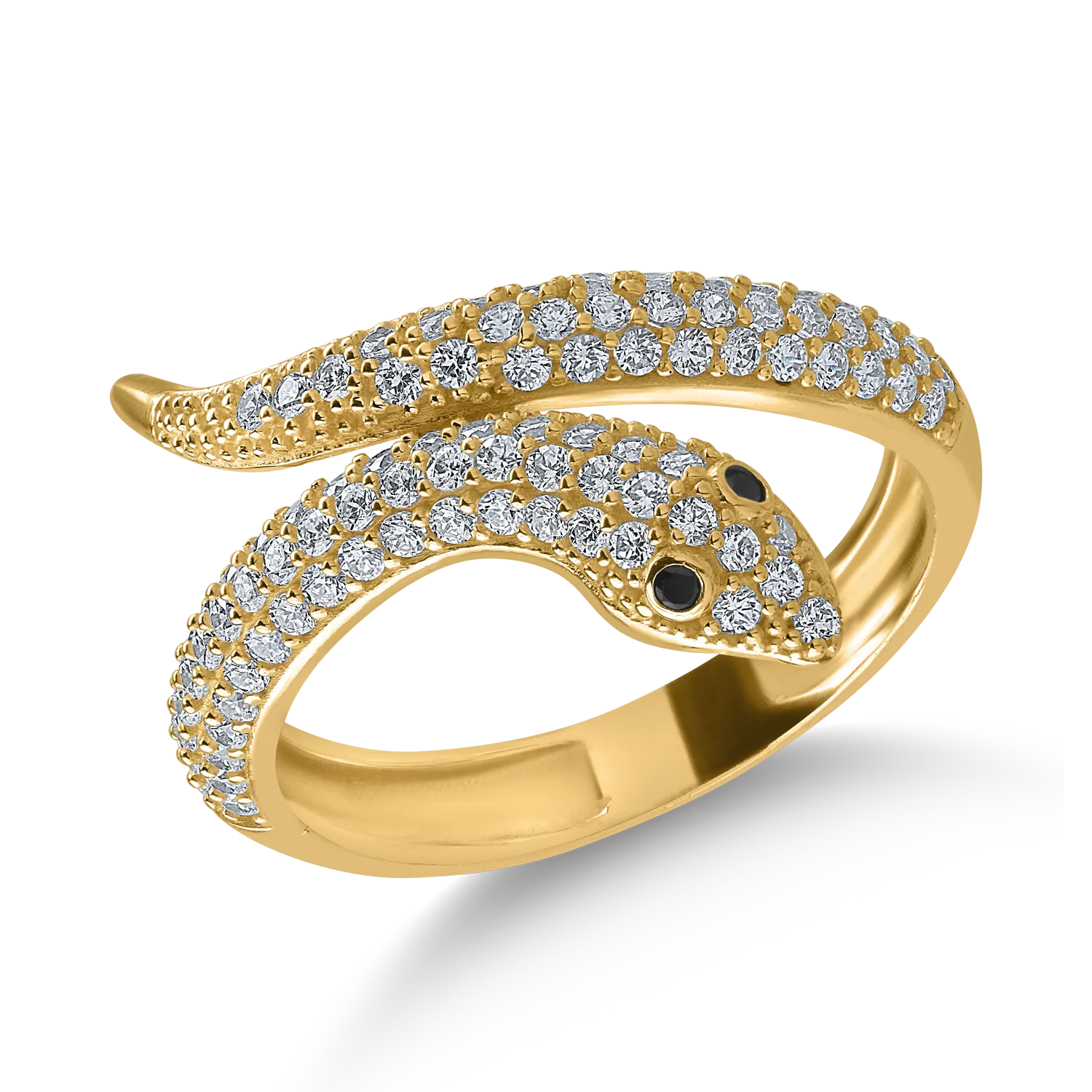 Yellow gold ring