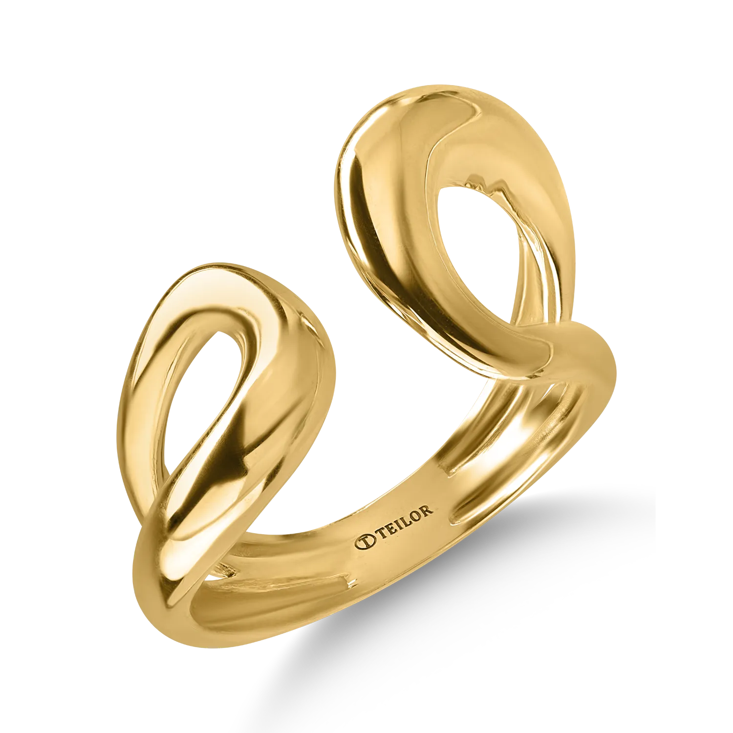 Yellow gold ring