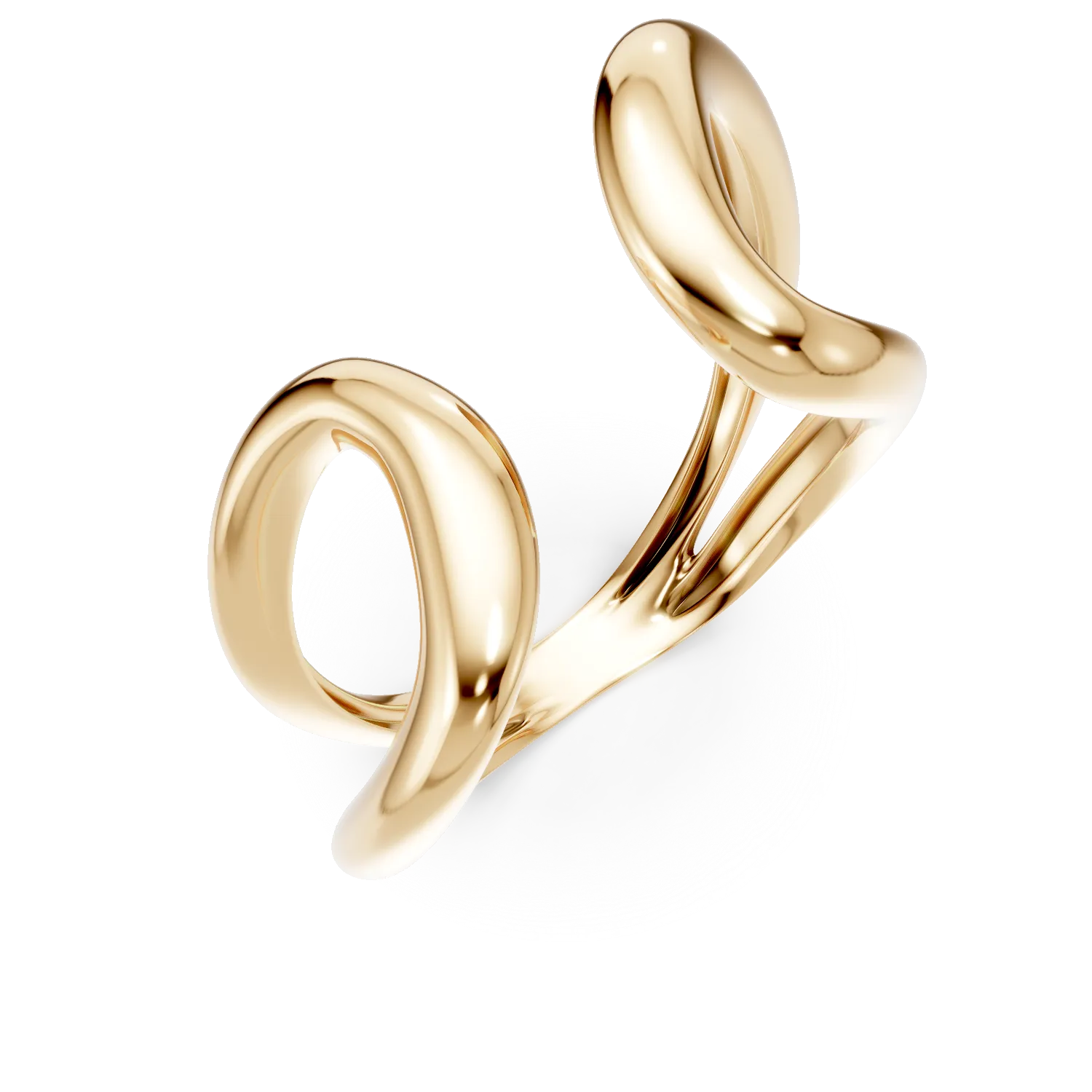 Yellow gold ring