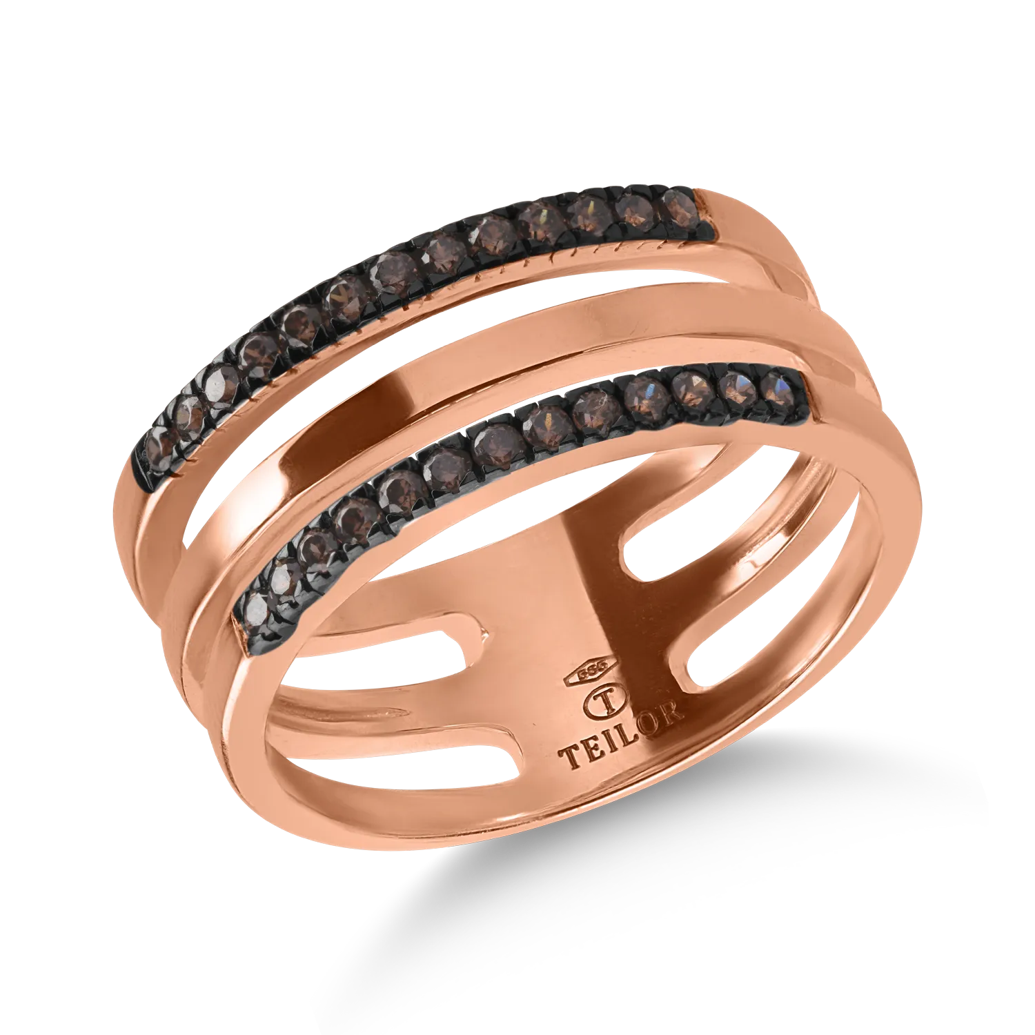 Rose gold ring