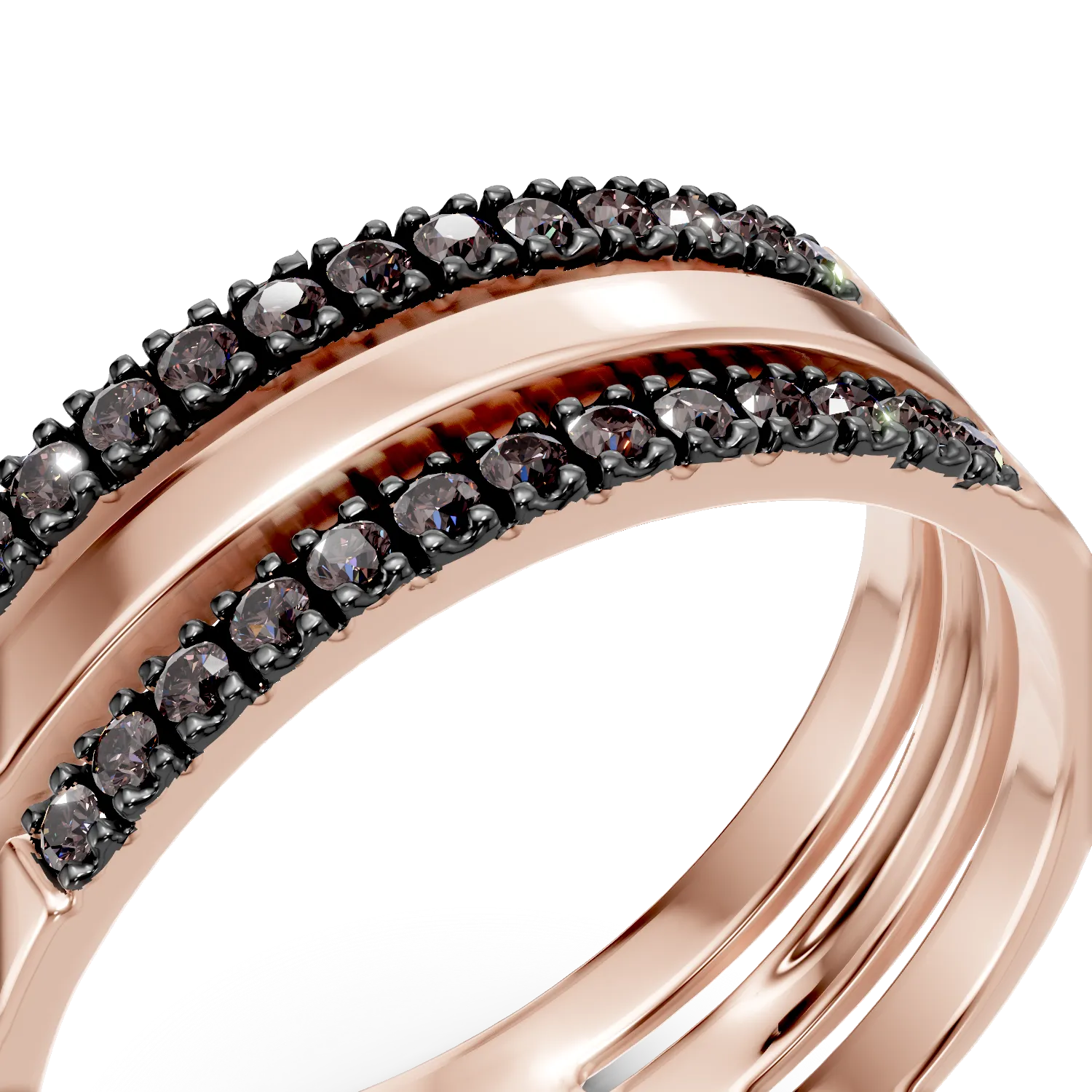 Rose gold ring