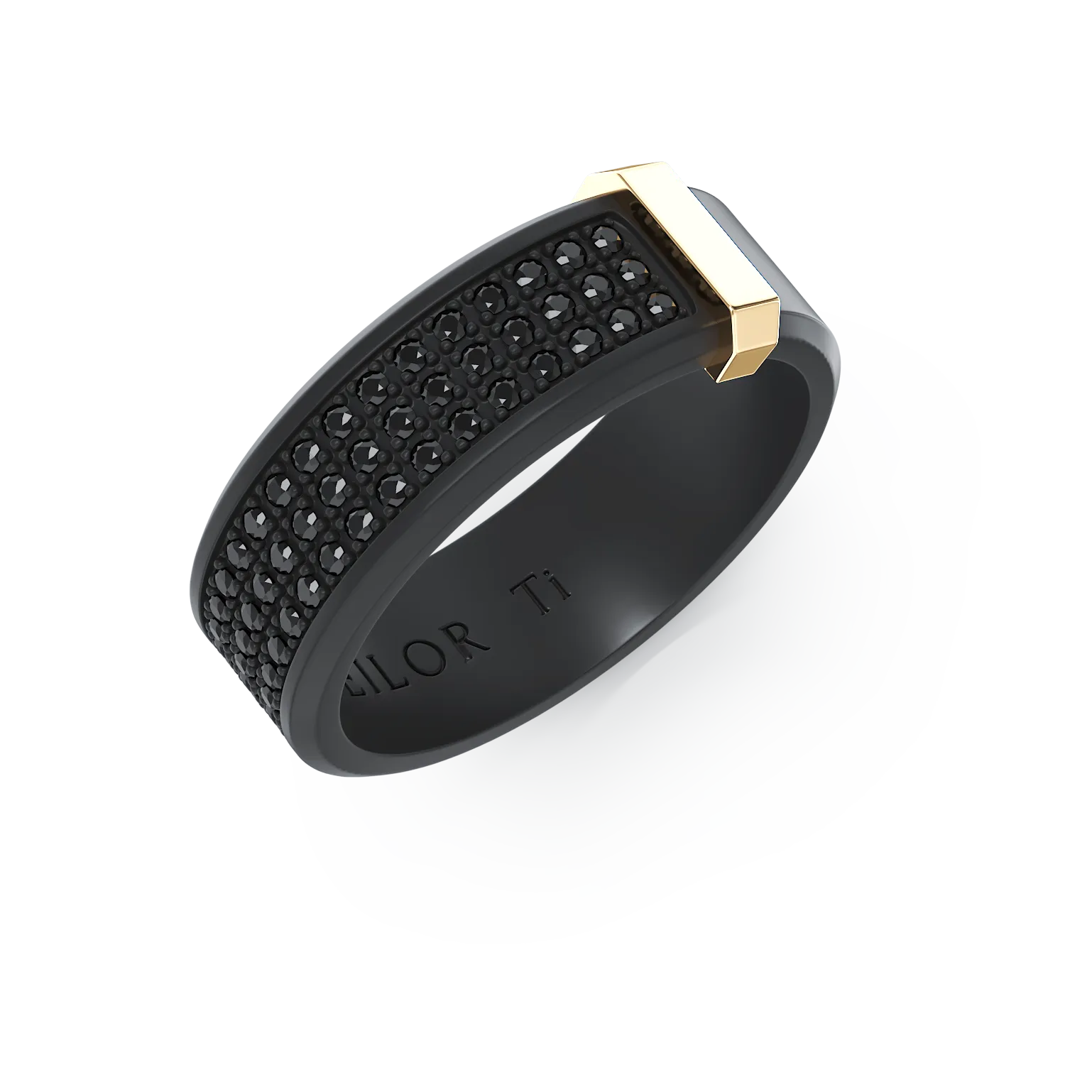 Skyline Bold Black ring-164125