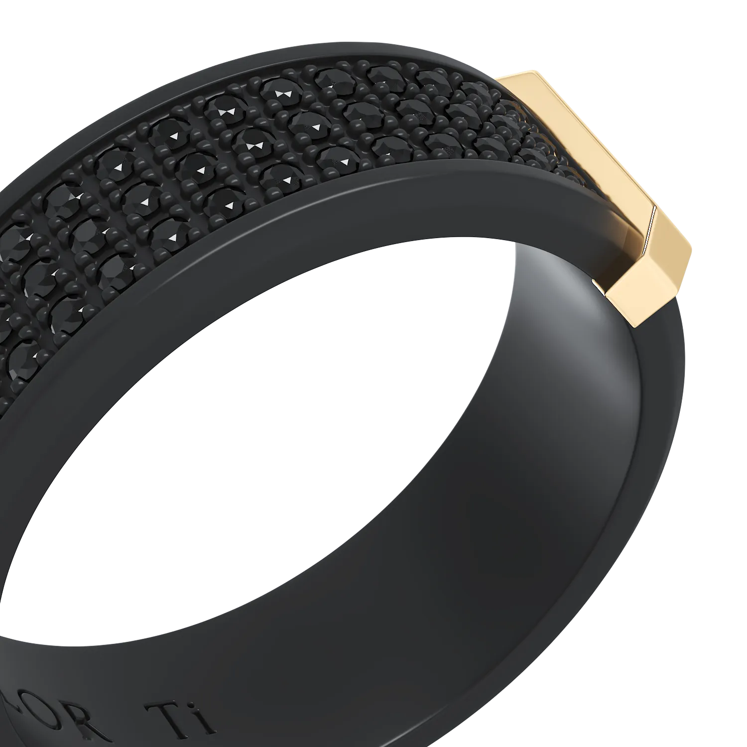 Inel Skyline Bold Black - Imagine 4