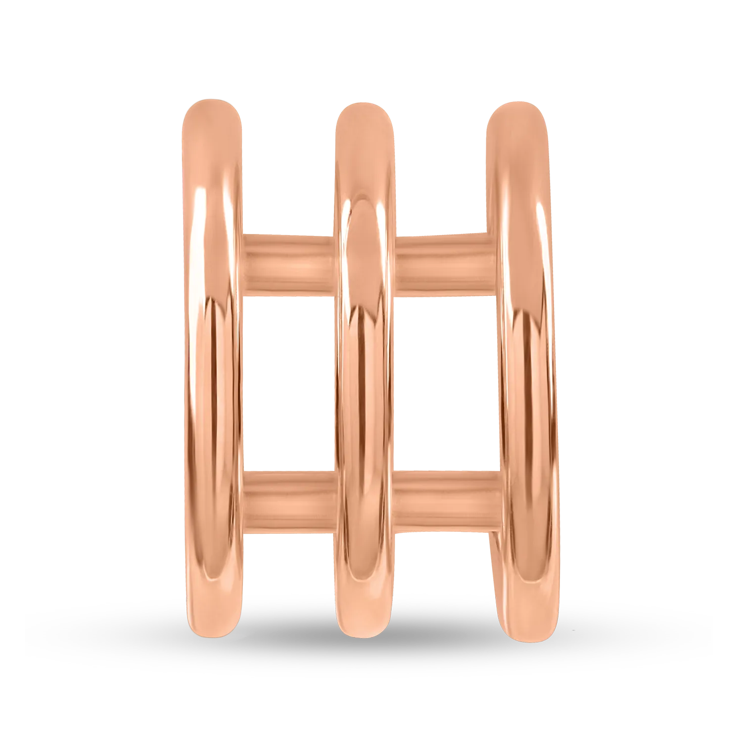 Rose gold earring