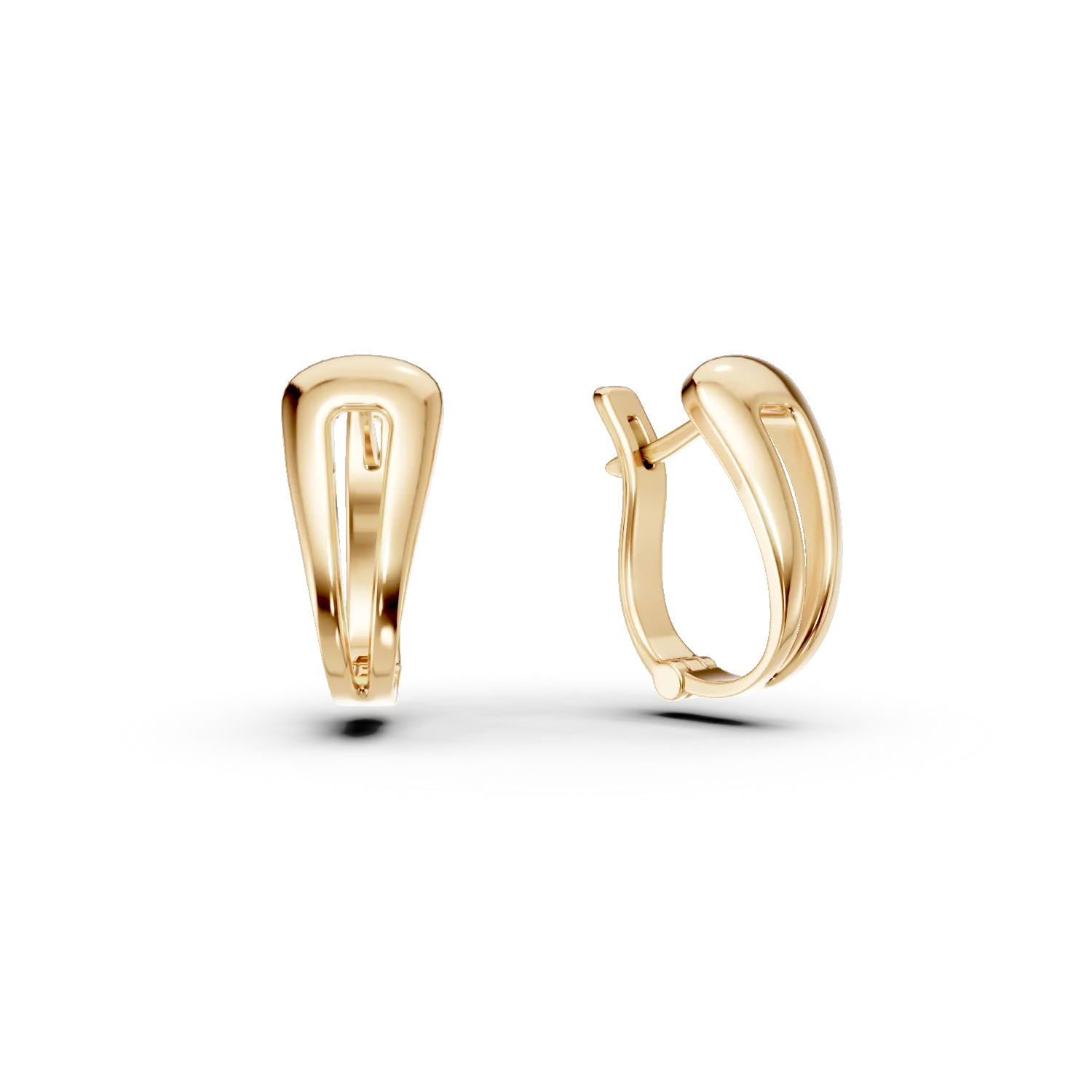 Sárga arany színű fülbevaló