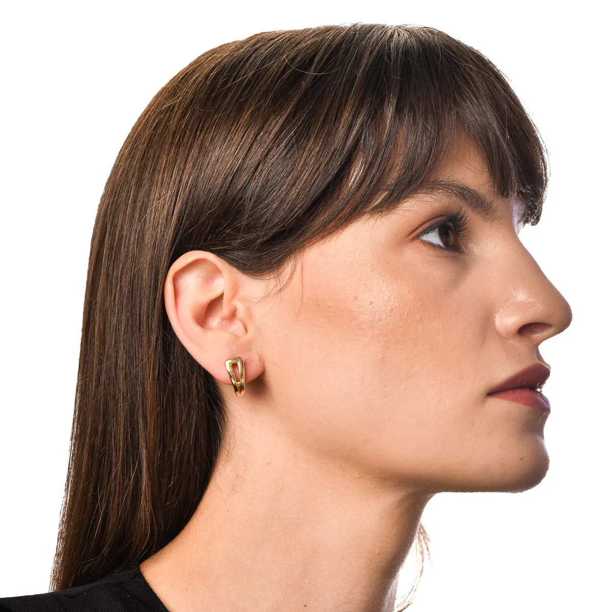 Sárga arany színű fülbevaló