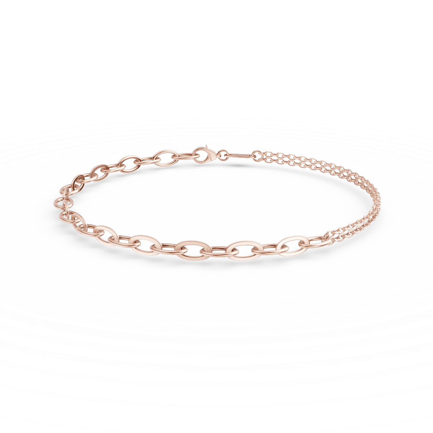 Гривна от розово злато-159660