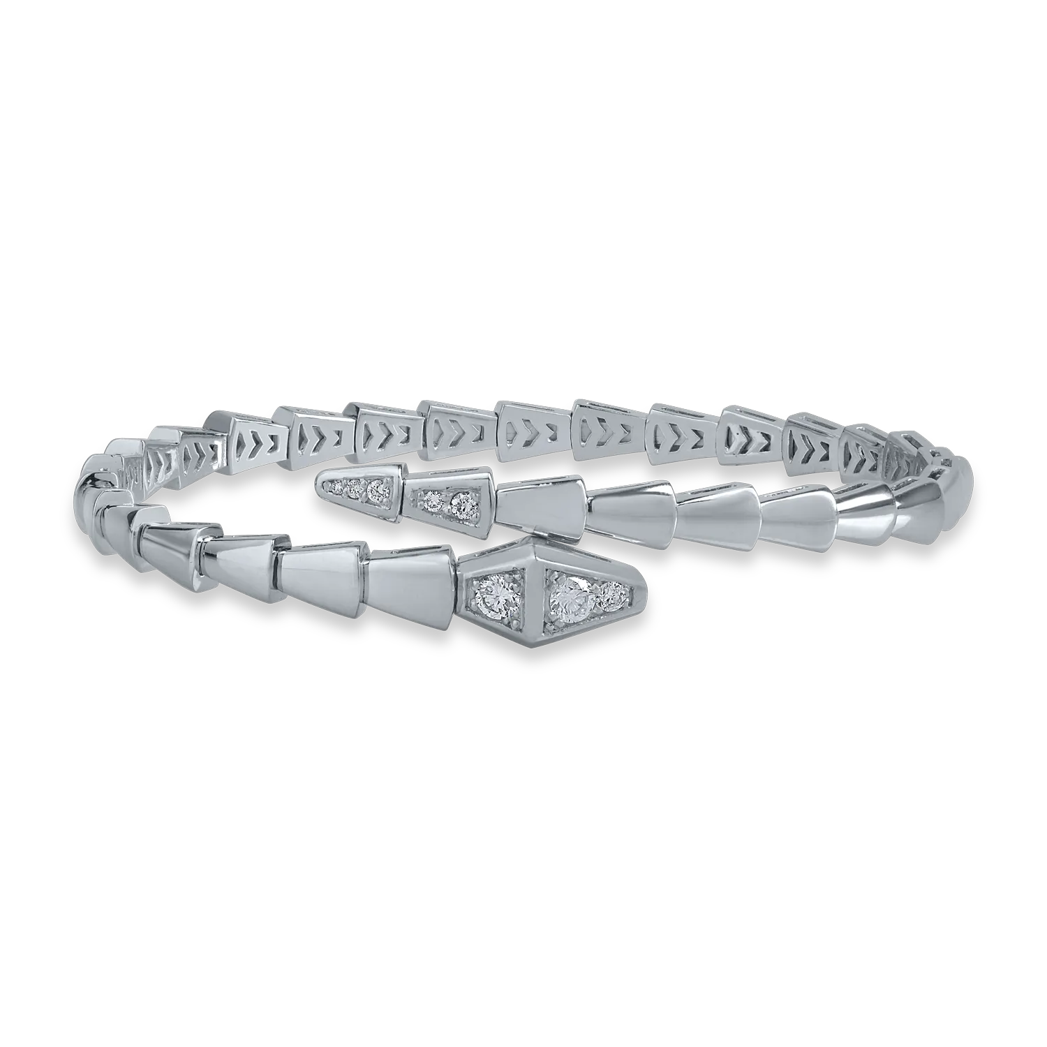 White gold bracelet with 0.42ct diamonds