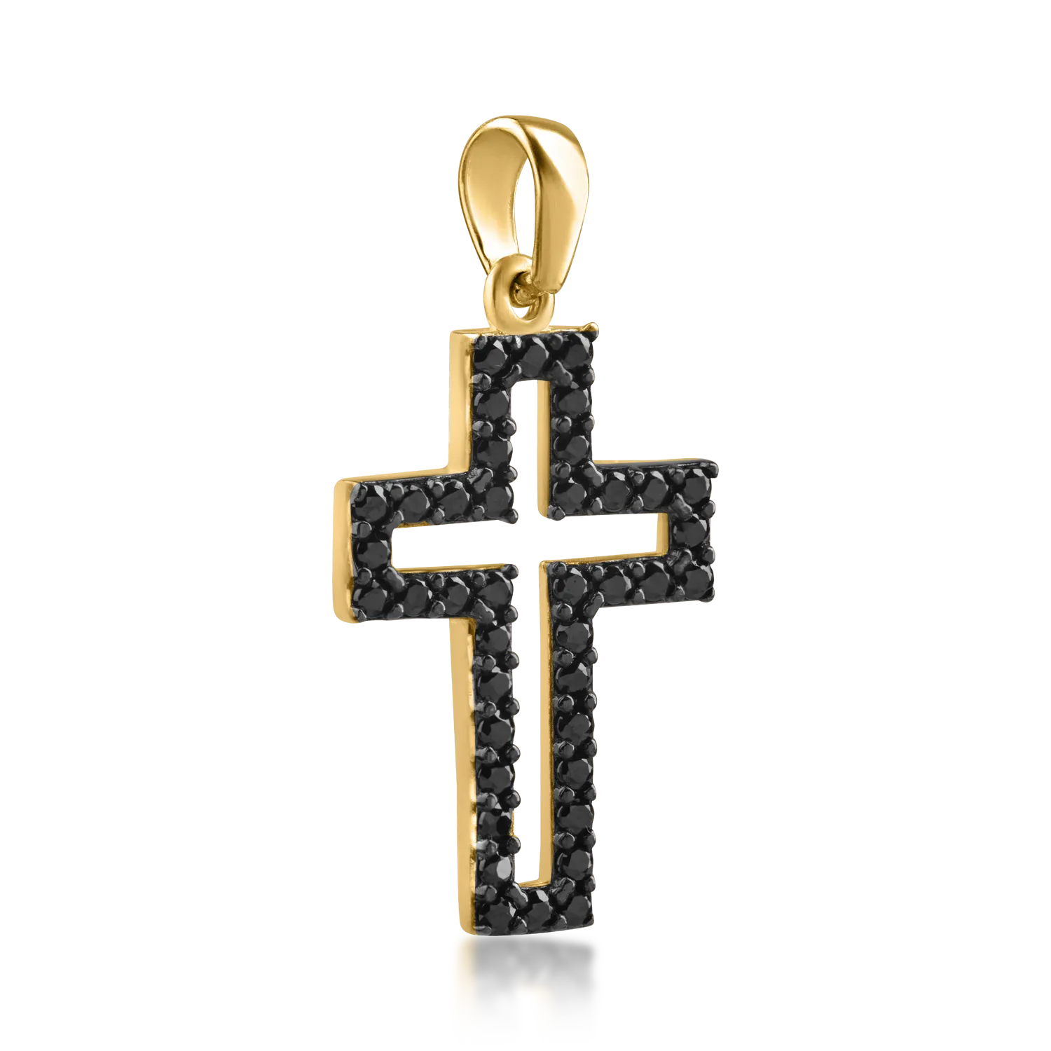 Sárga arany keresztes medál