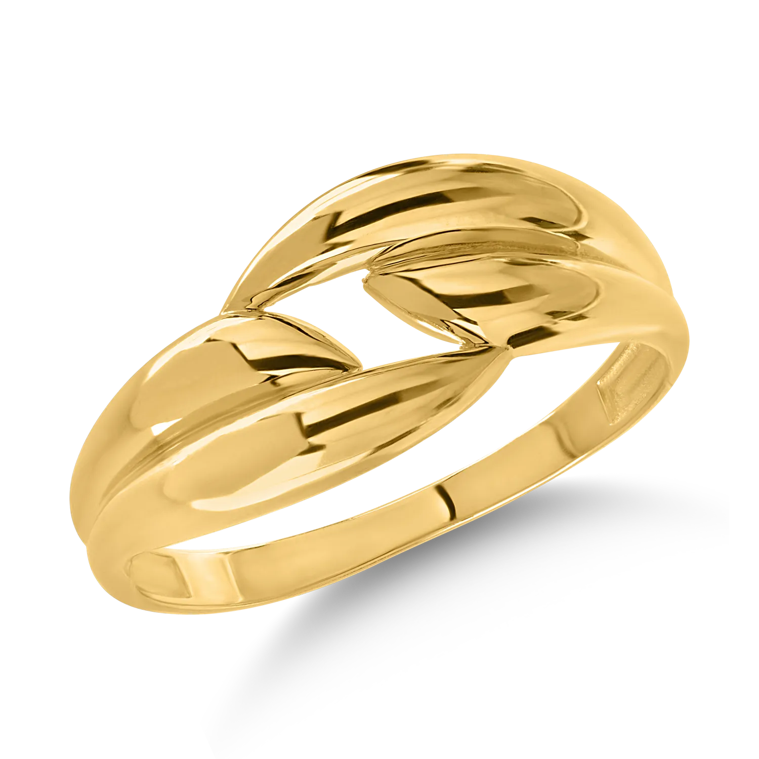 Yellow gold ring