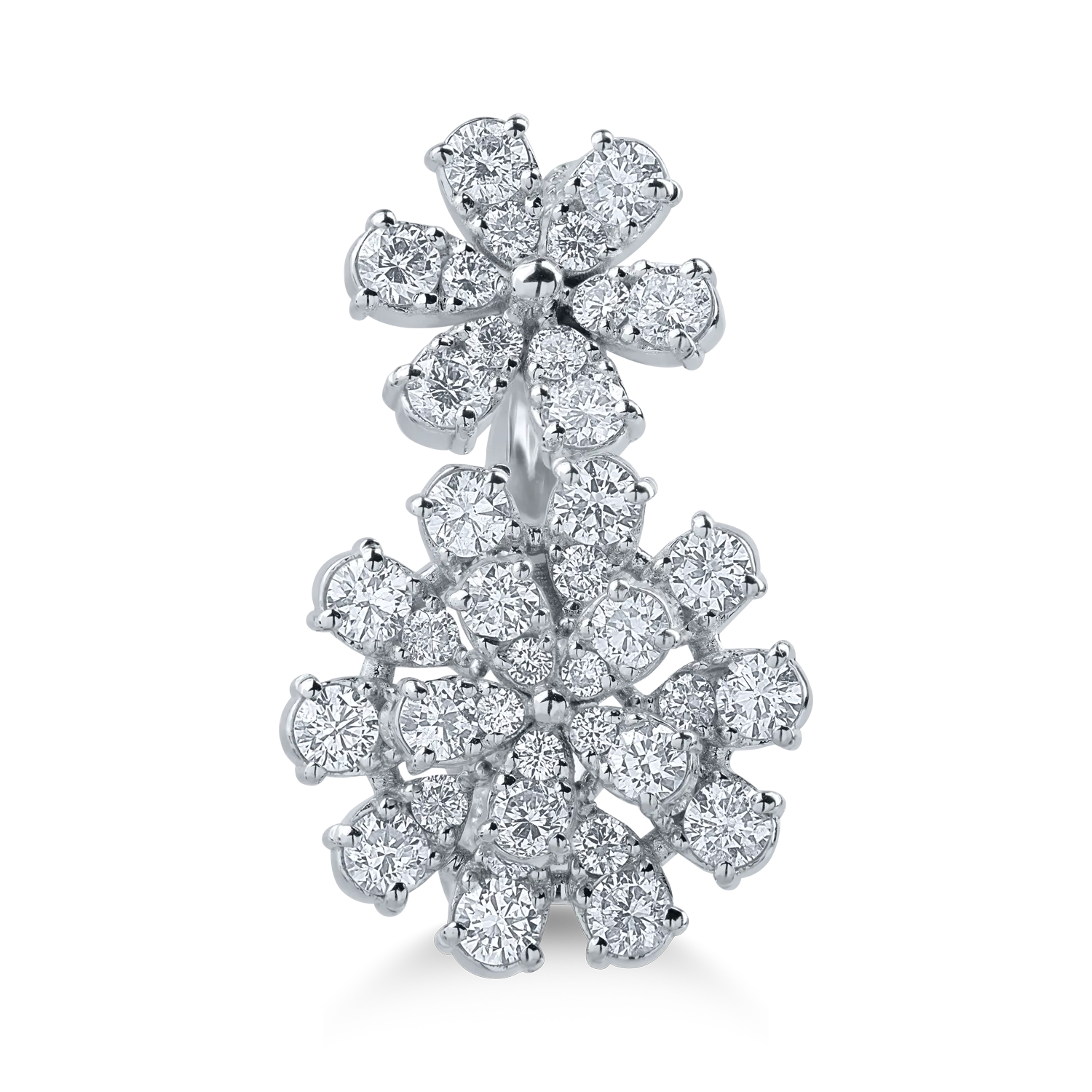 Inel din aur alb cu diamante de 1.56ct