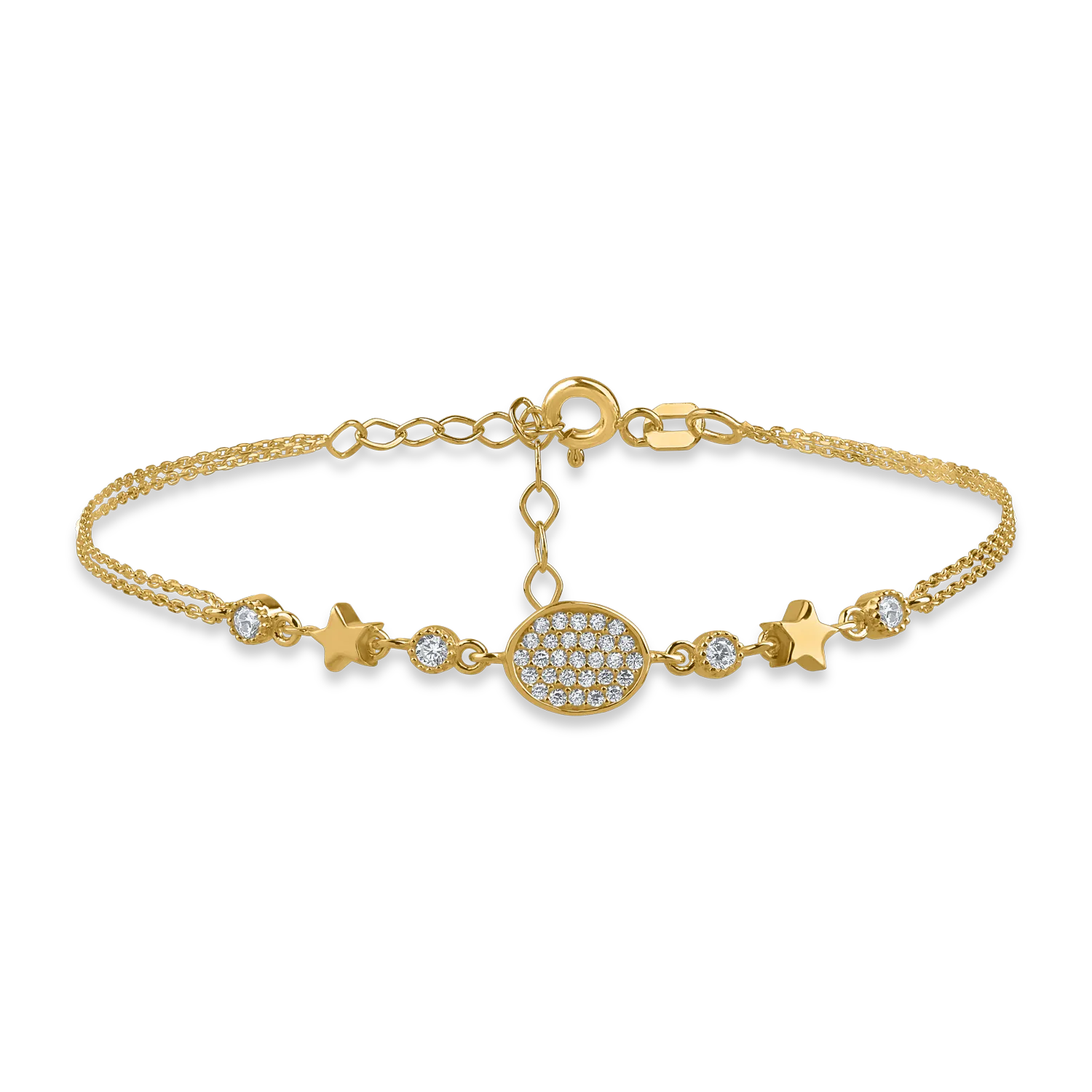 Sárga arany karkötő