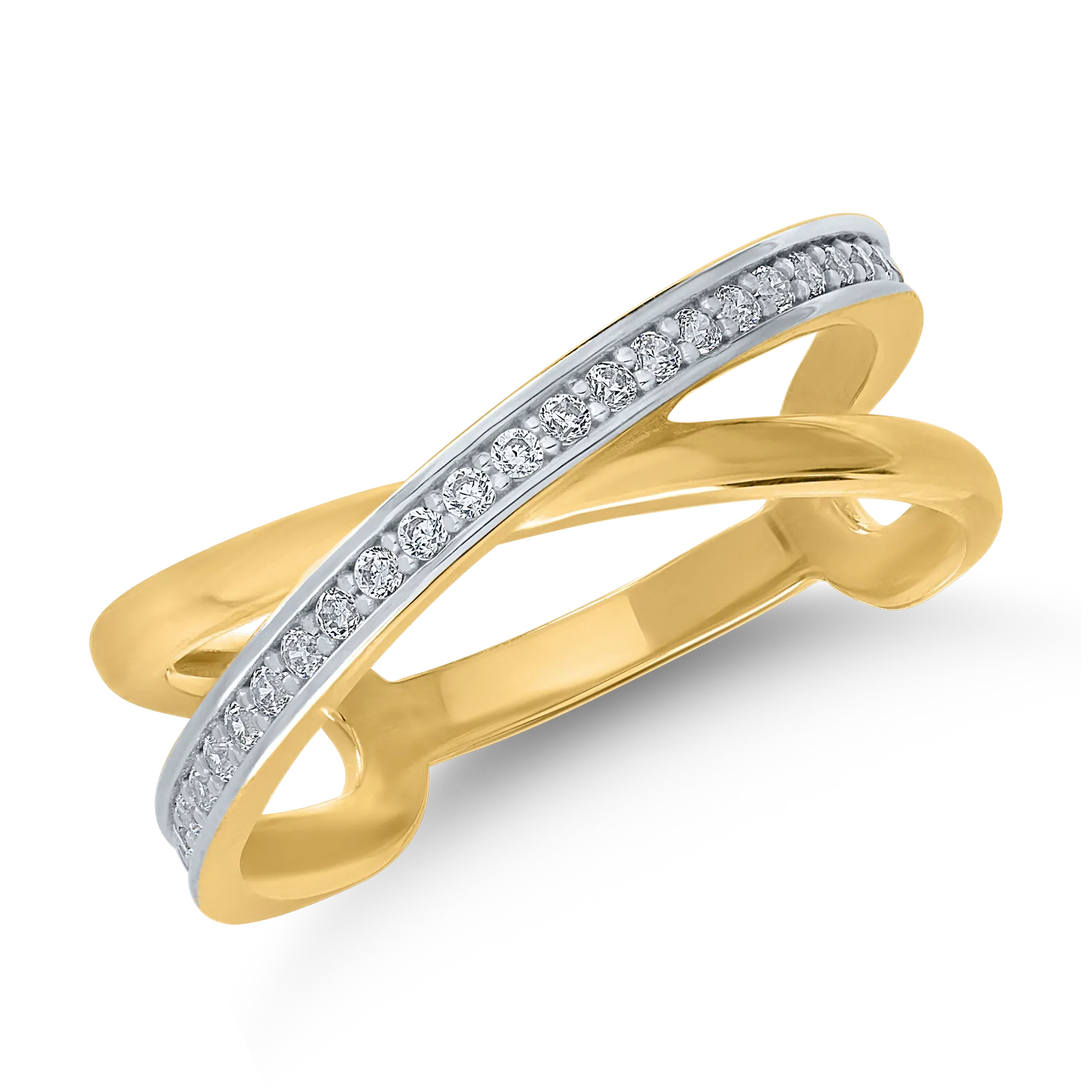 Yellow gold ring