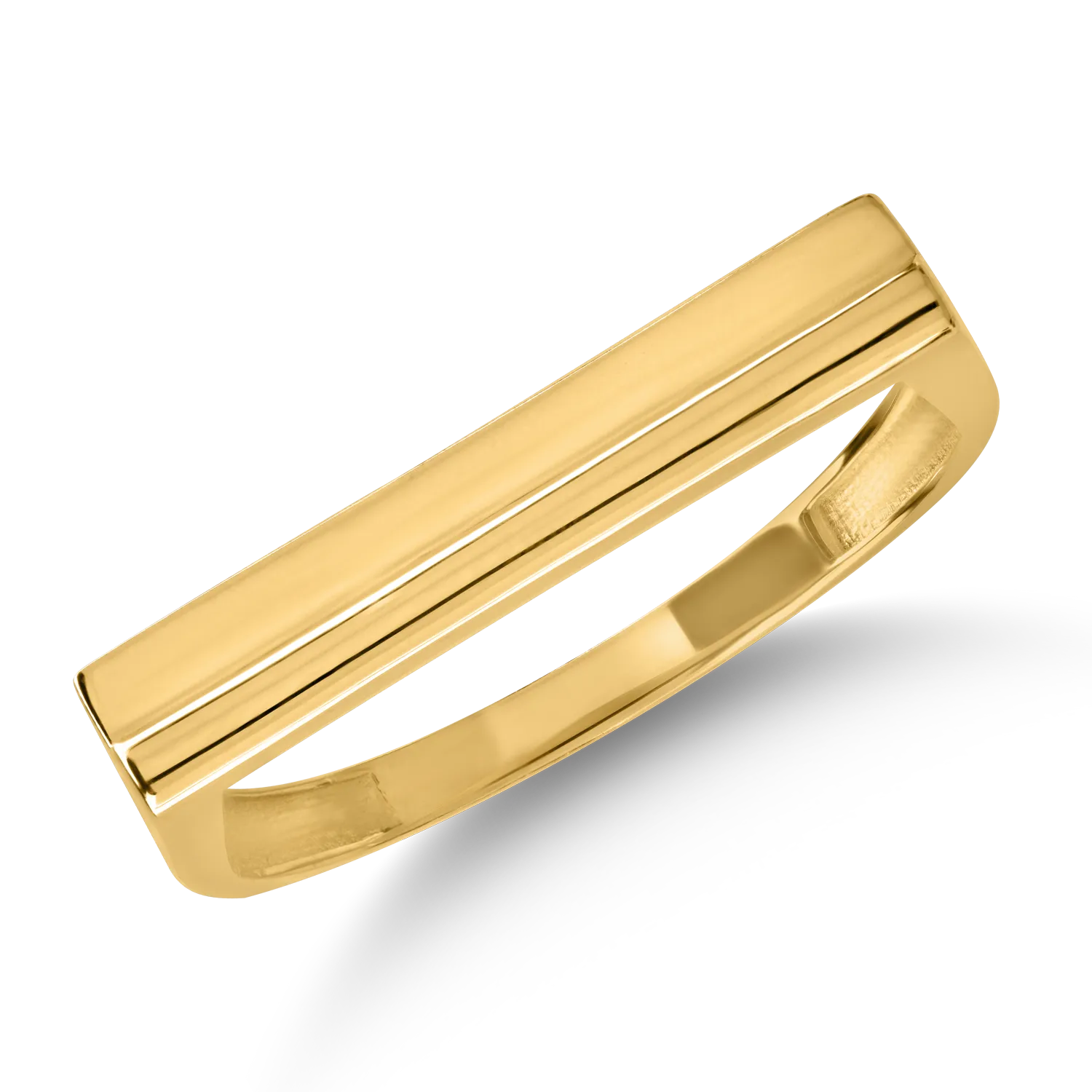 Yellow gold ring