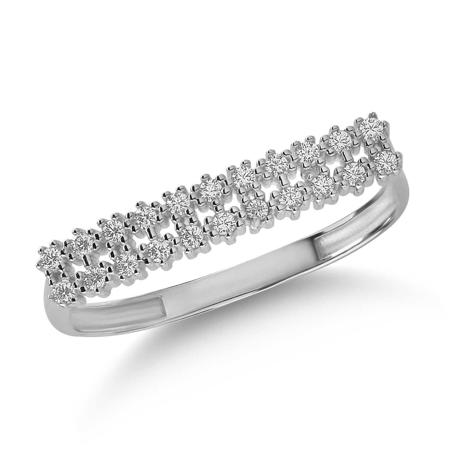 White gold ring