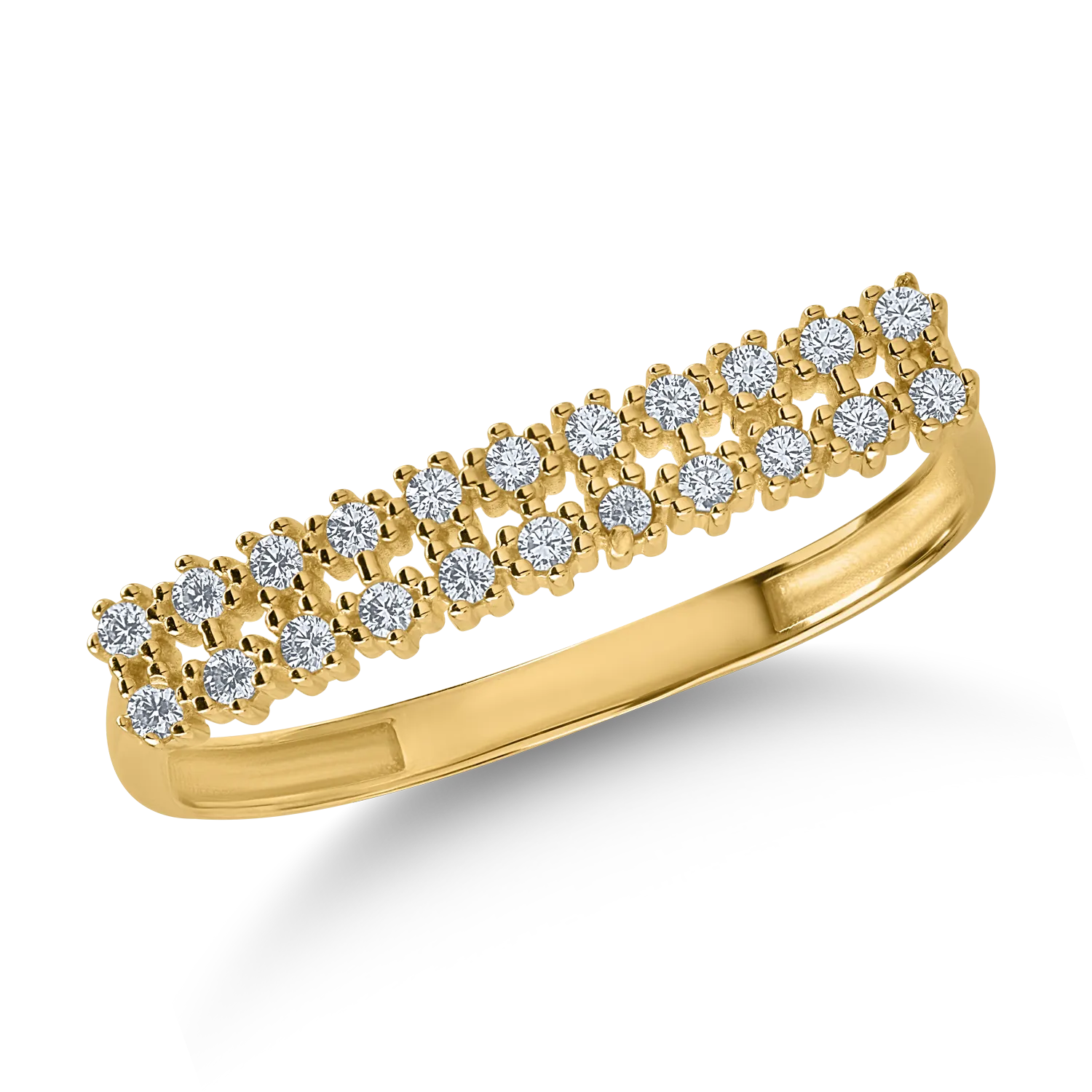 Yellow gold ring