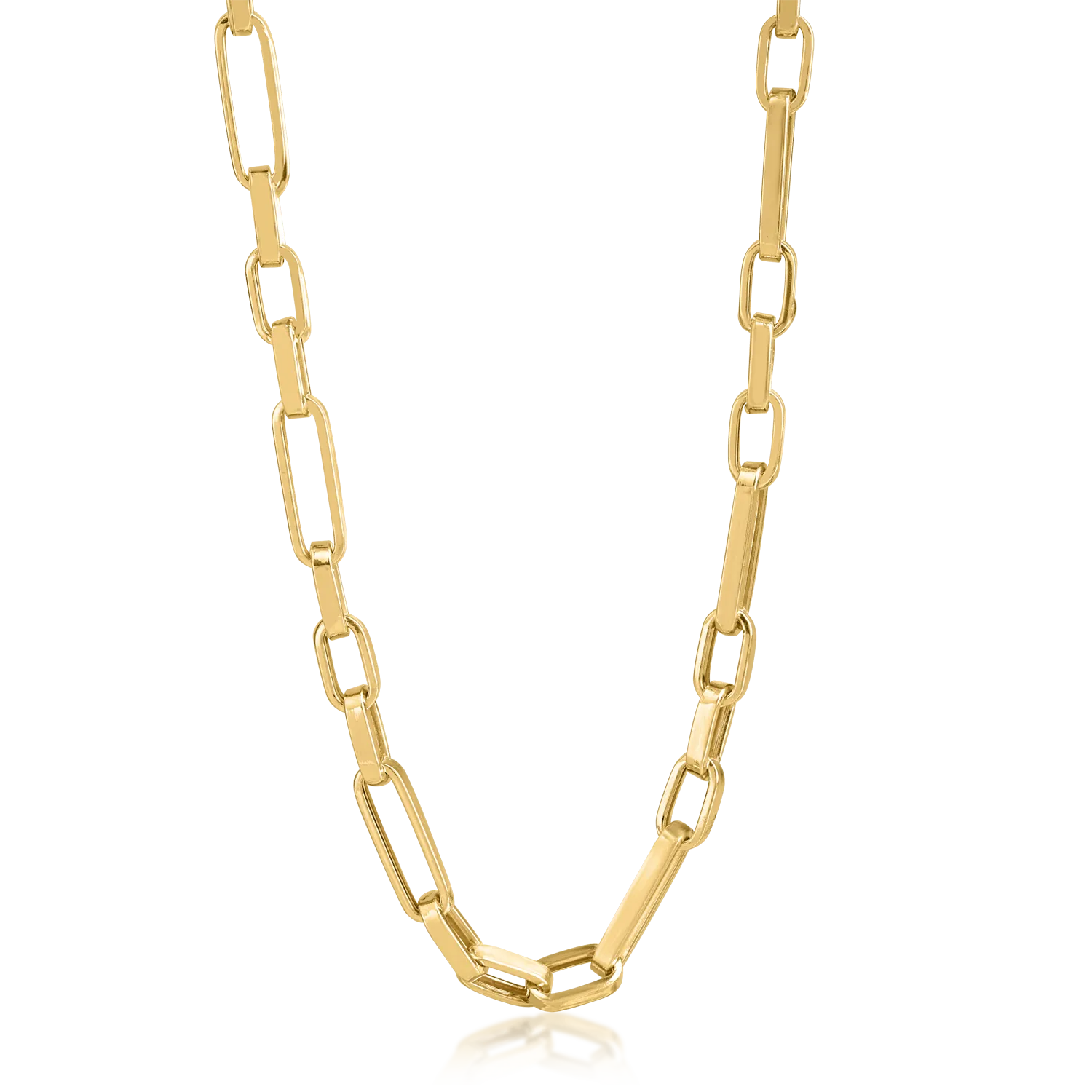 Yellow gold men's chain