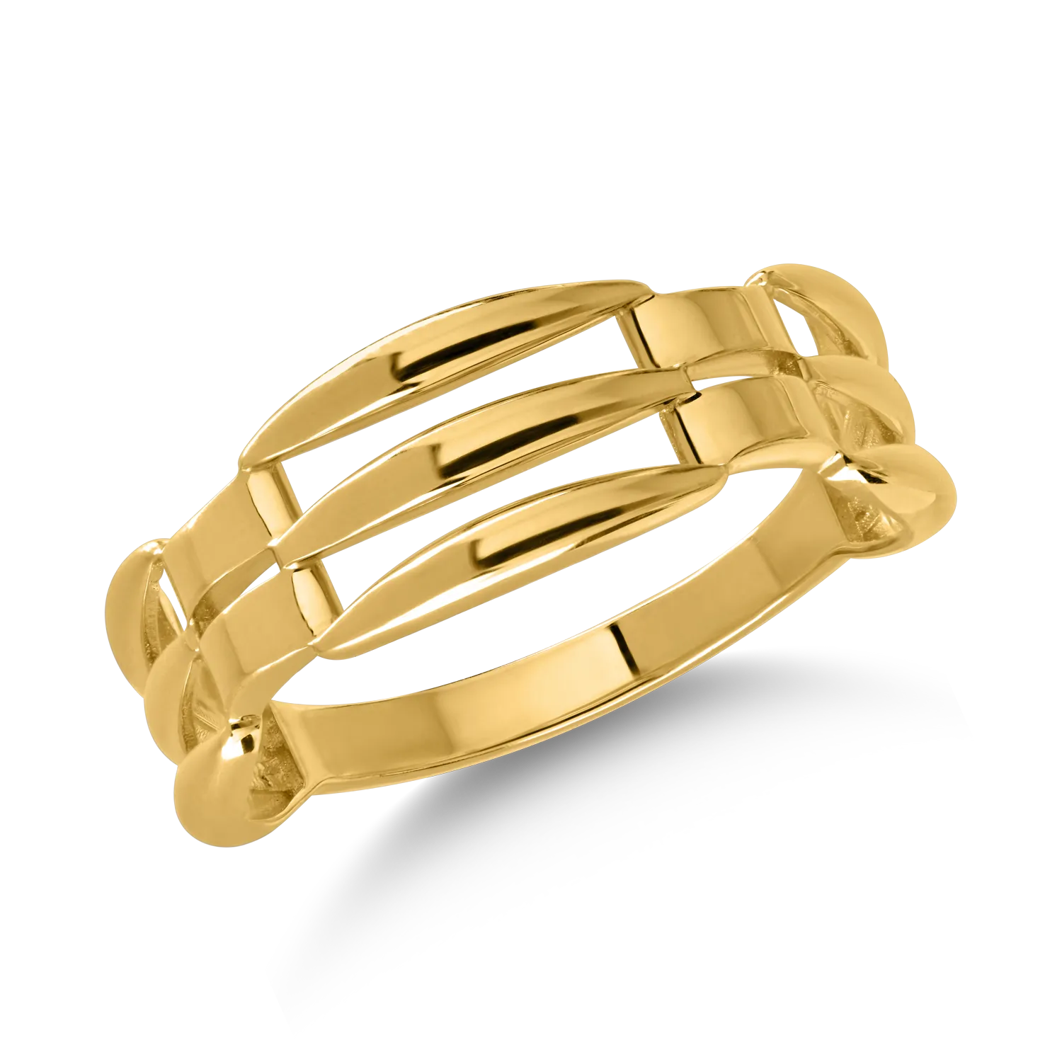 Yellow gold ring