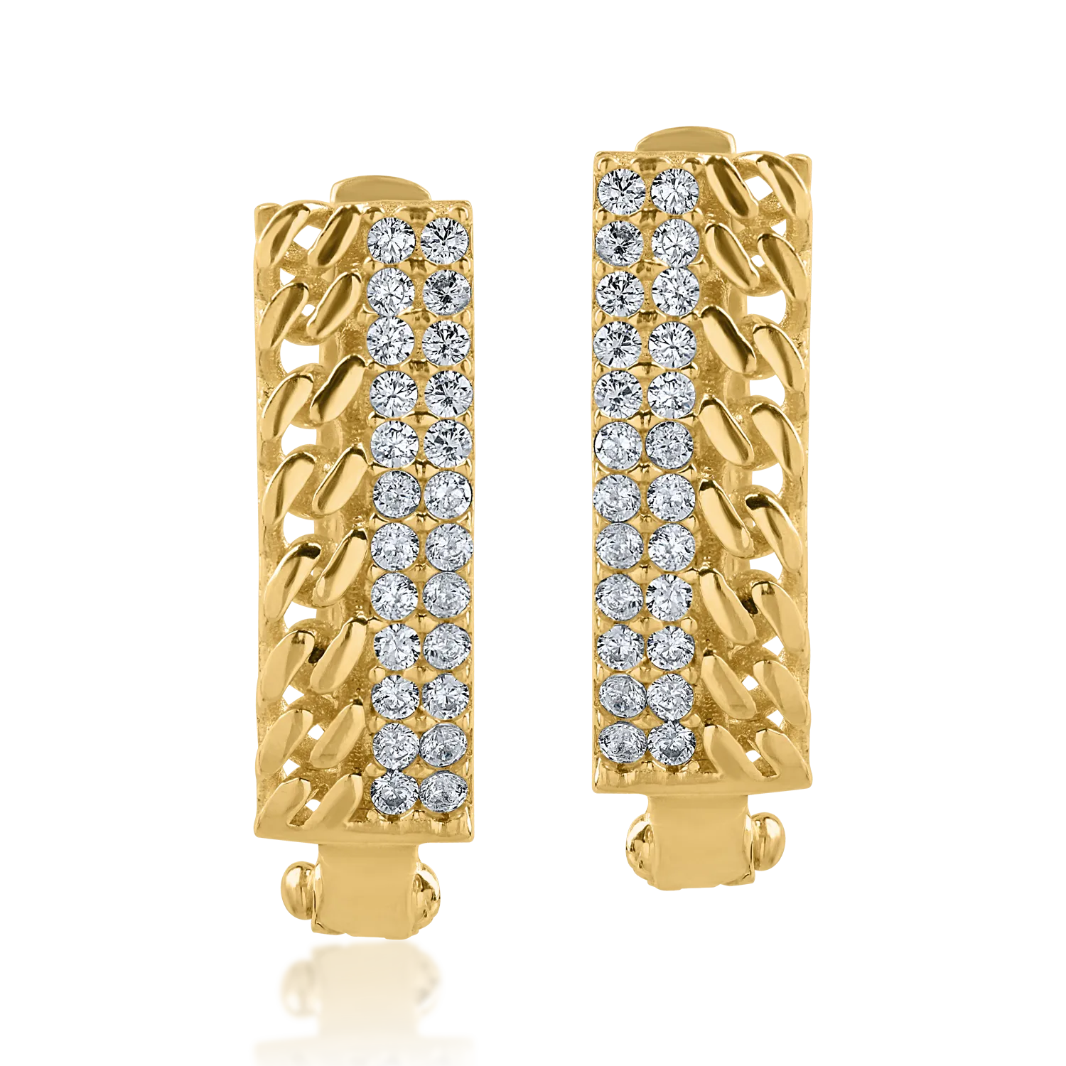 Sárga arany fülbevaló-160320