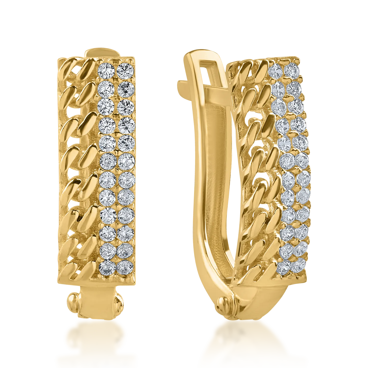 Sárga arany fülbevaló