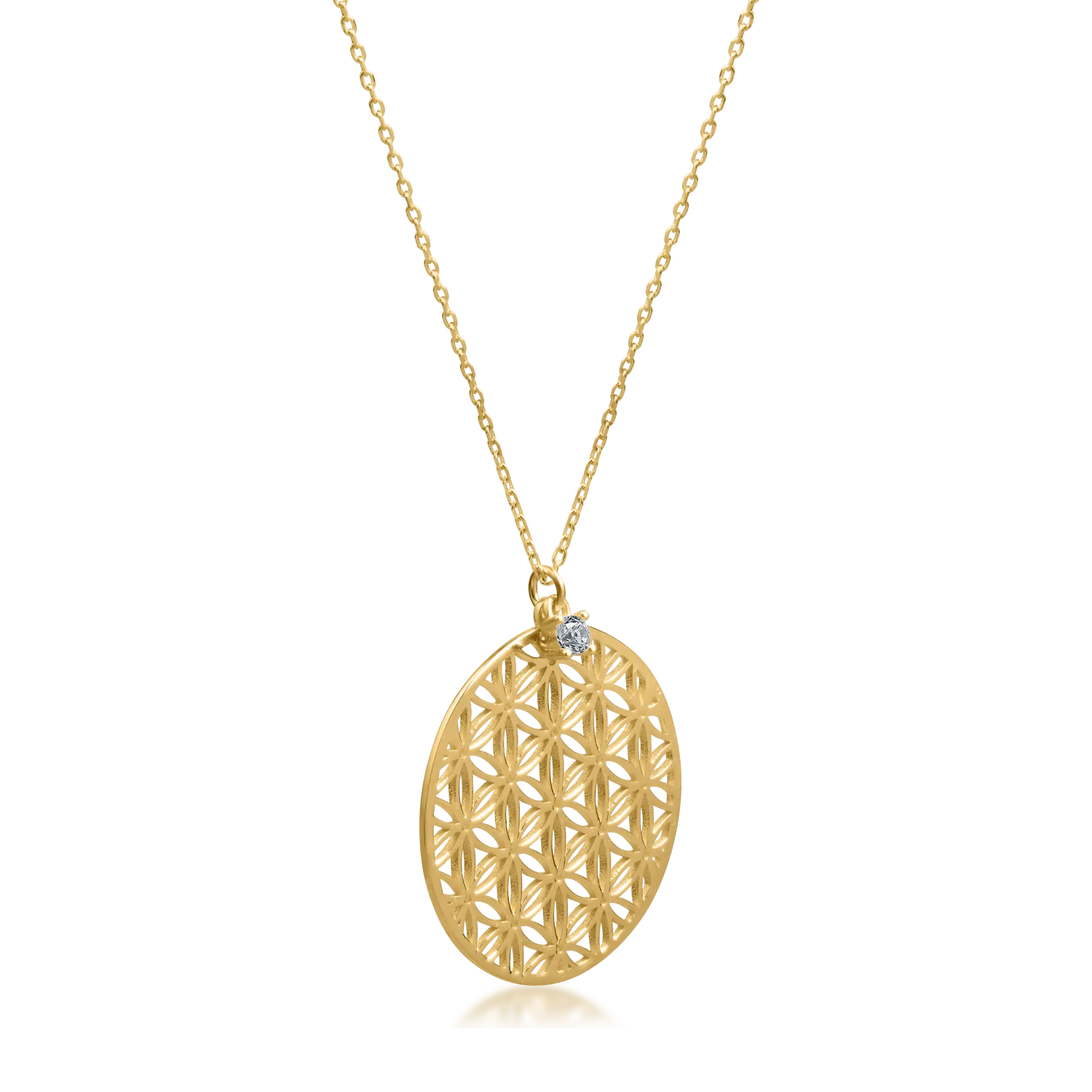 Naszyjnik z żółtego złota