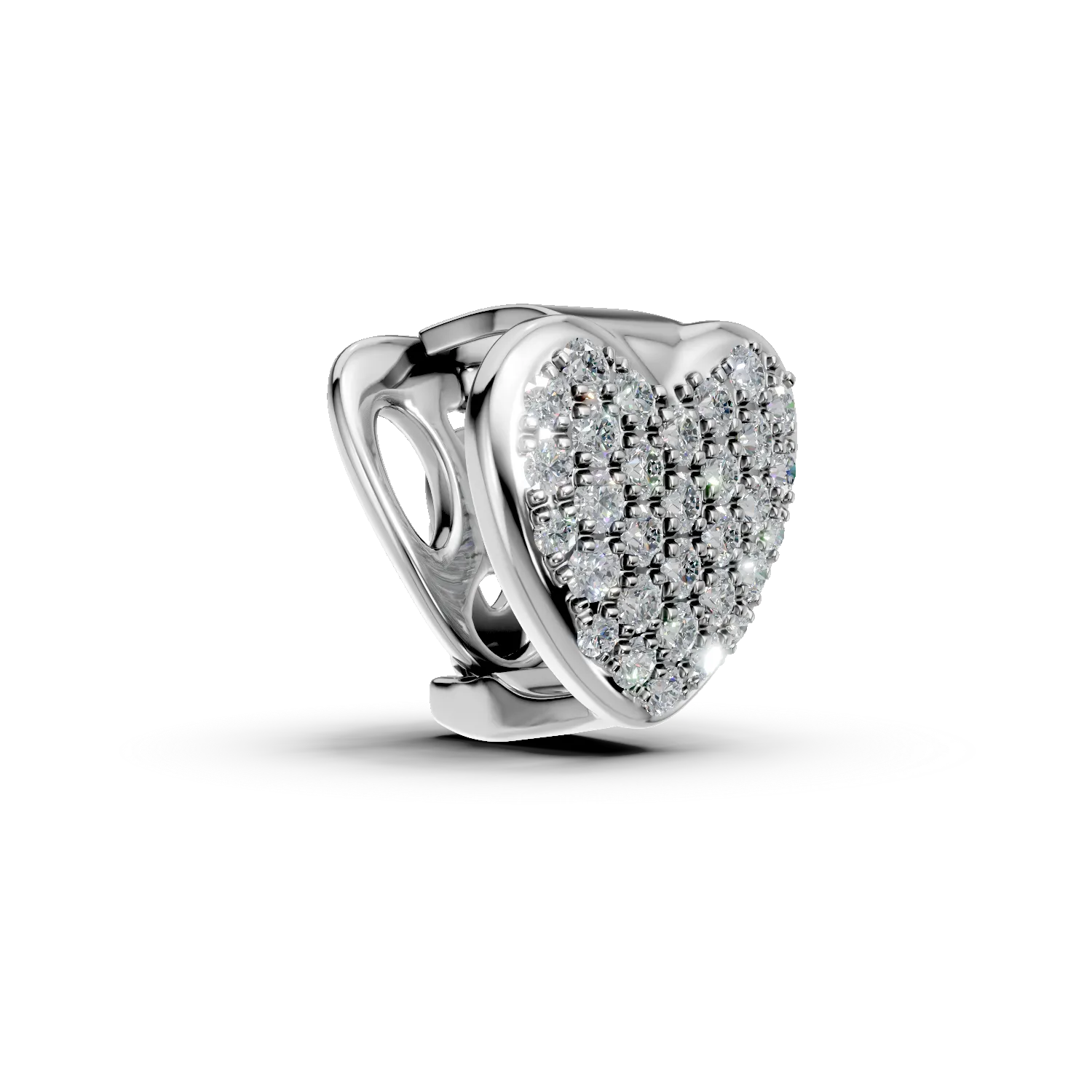White gold pendant with 0.2ct diamonds