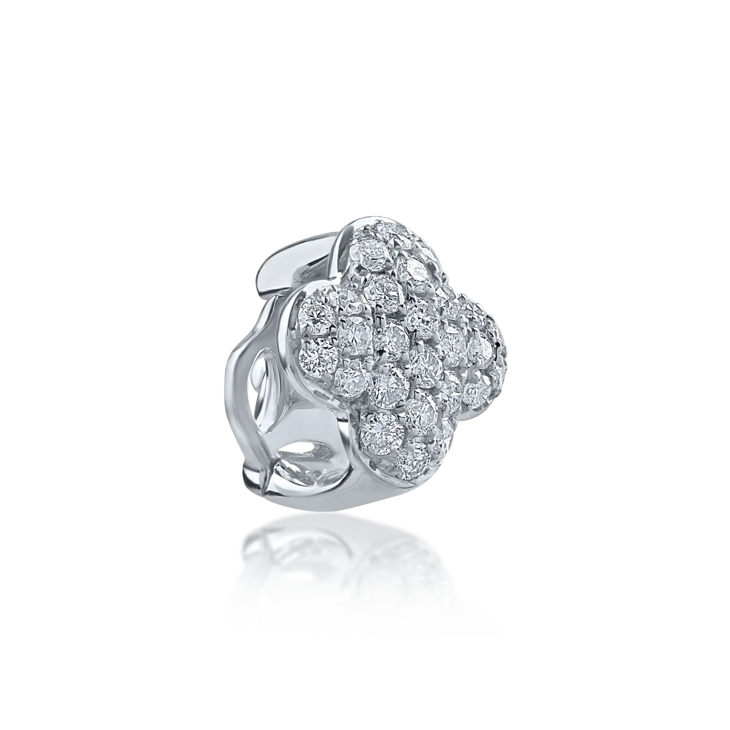 Fehérarany medál 0.17ct gyémántokkal