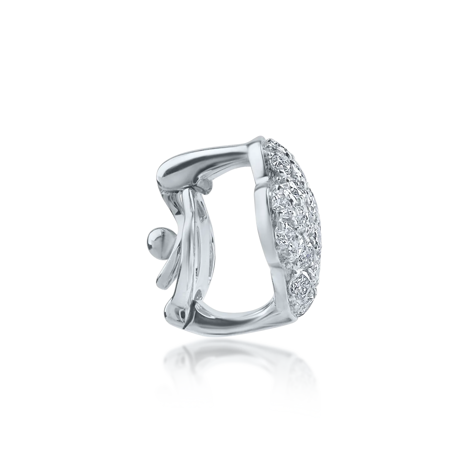Fehérarany medál 0.17ct gyémántokkal