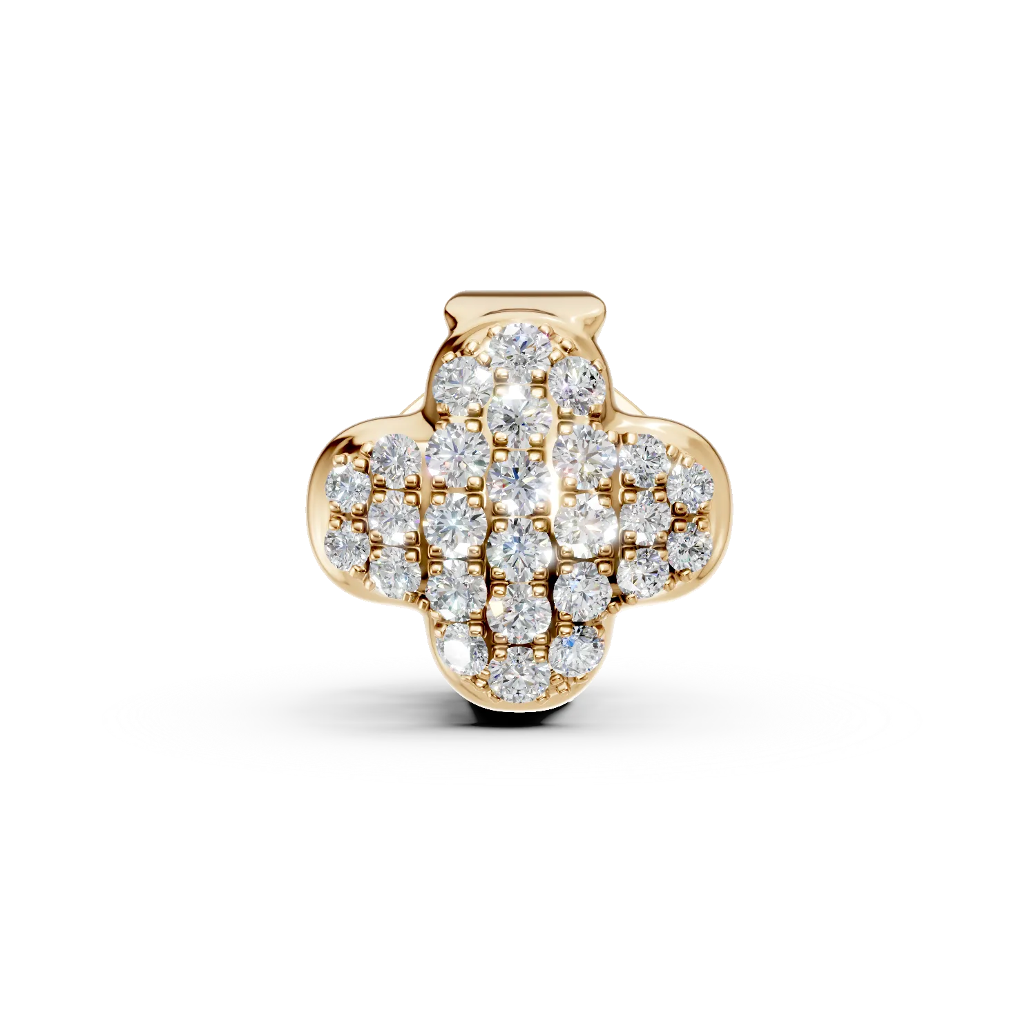 Pandantiv din aur galben cu diamante de 0.17ct