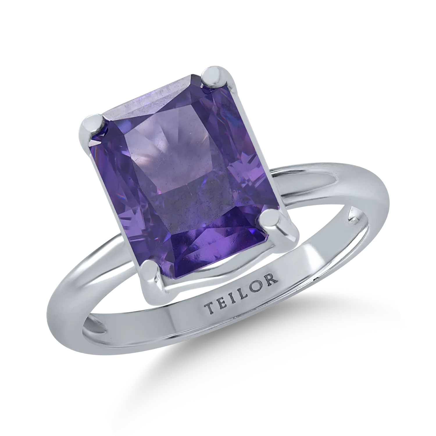 White gold ring